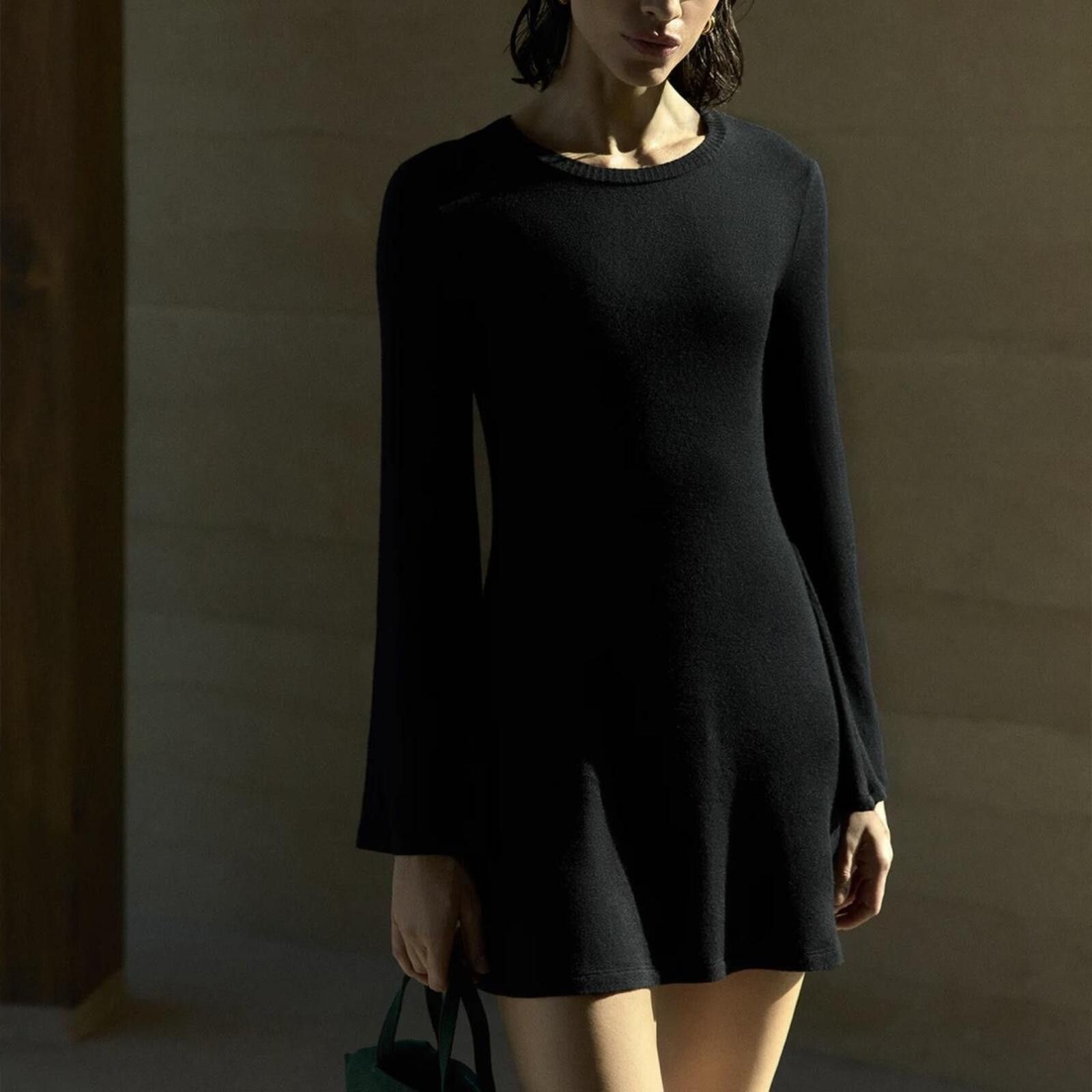 Other Anemos - BELL SLEEVE MINI DRESS IN MODAL KNIT Size L / US 10 / IT 46 - 2 Thumbnail