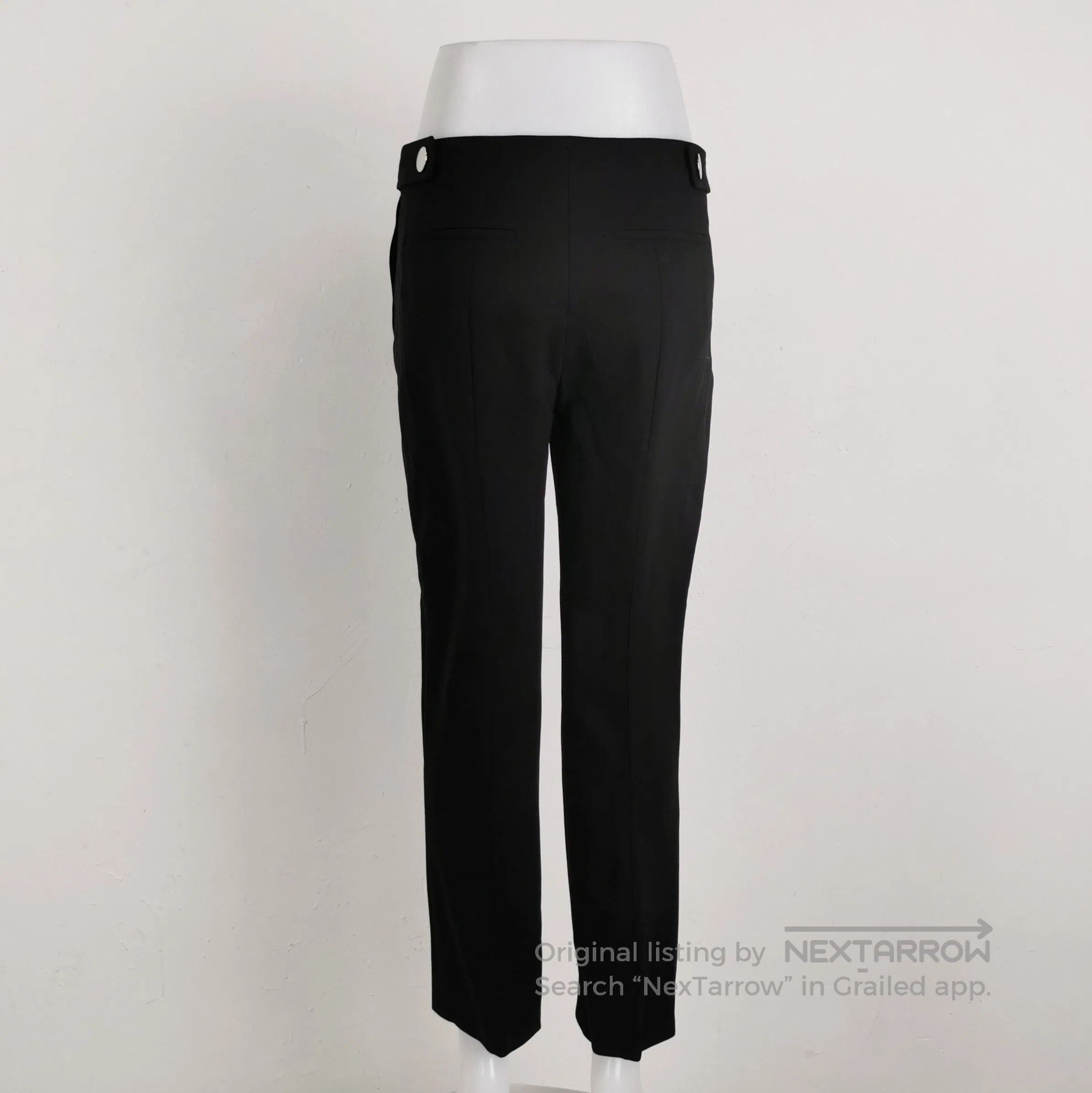 Prada Prada Black Wool Tailored Trousers Size 36 . Size 22" - 2 Thumbnail