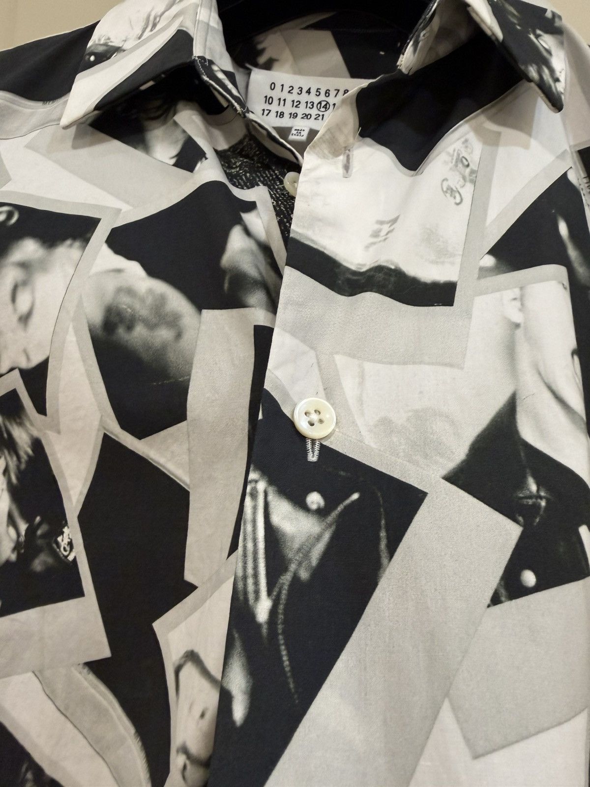 Maison Margiela polaroid print shirt collar size39 Size US S / EU 44-46 / 1 - 5 Thumbnail