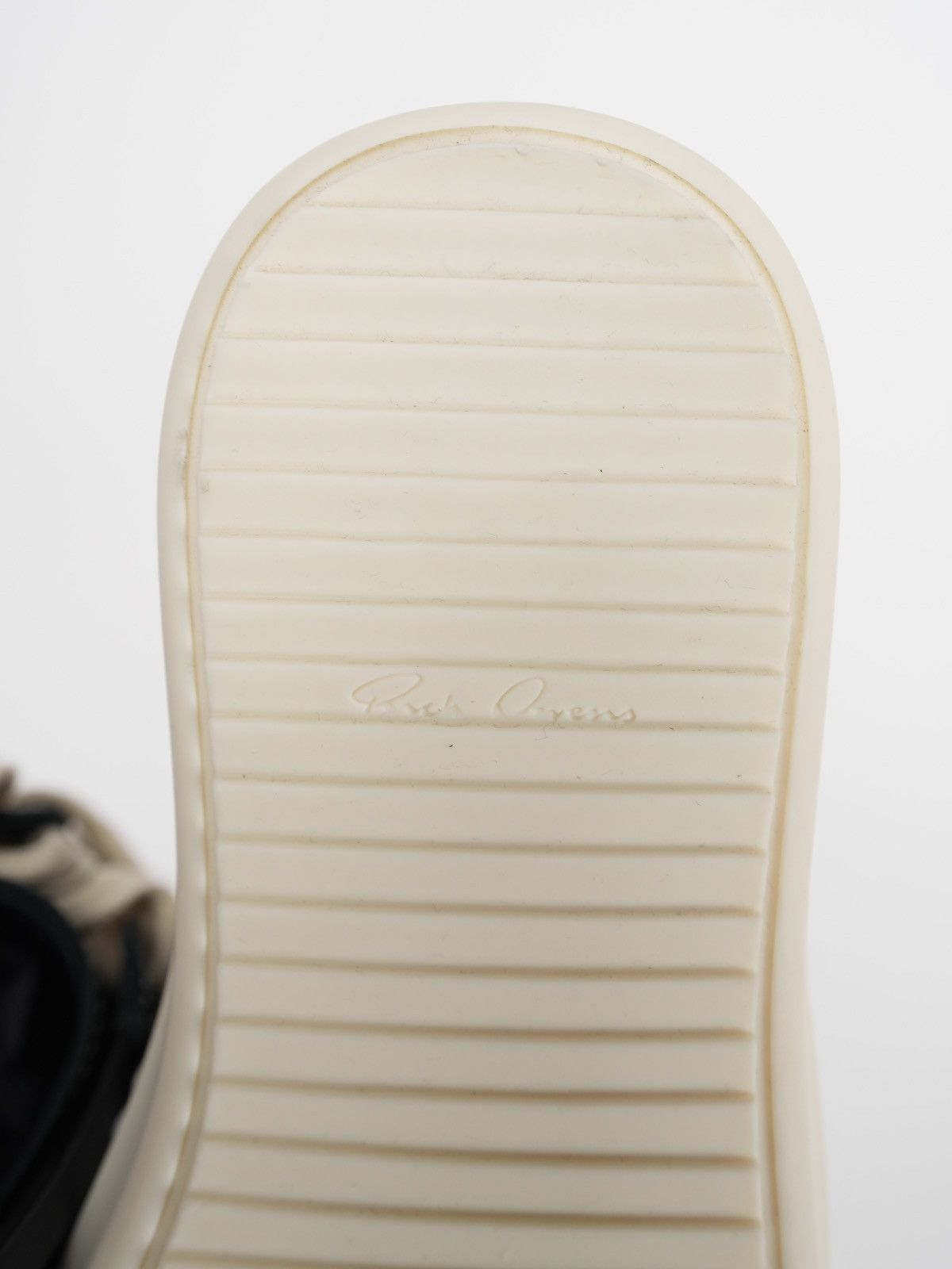 Rick Owens × Rick Owens Drkshdw Rick Owens Black Leather Vintage Vans Low Top Sneakers Size US 6 / IT 36 - 7 Thumbnail