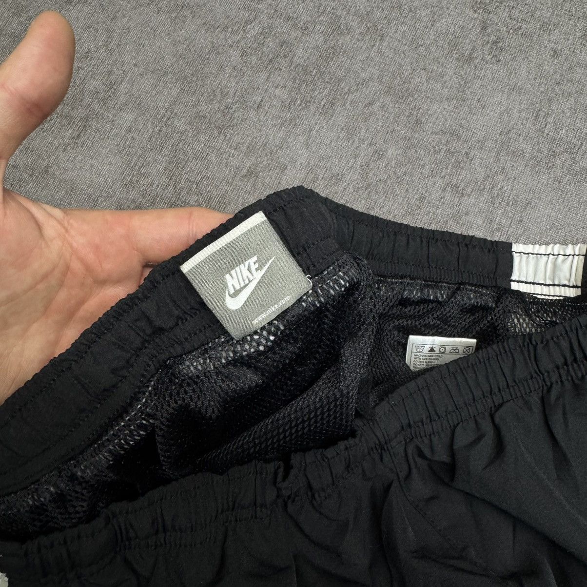 Nike × Vintage Y2K Vintage Nike Baggy Pants stripe nylon XL/XXL Size US 36 / EU 52 - 7 Thumbnail