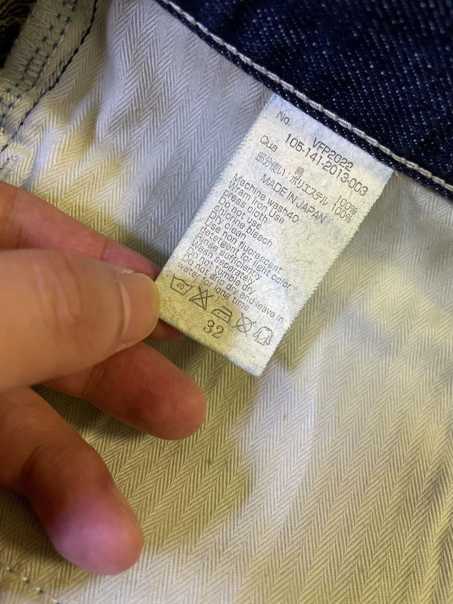 Fragment Design Fragment x Vanquish Violent Wash Ink Jeans W32 New Size US 32 / EU 48 - 9 Thumbnail