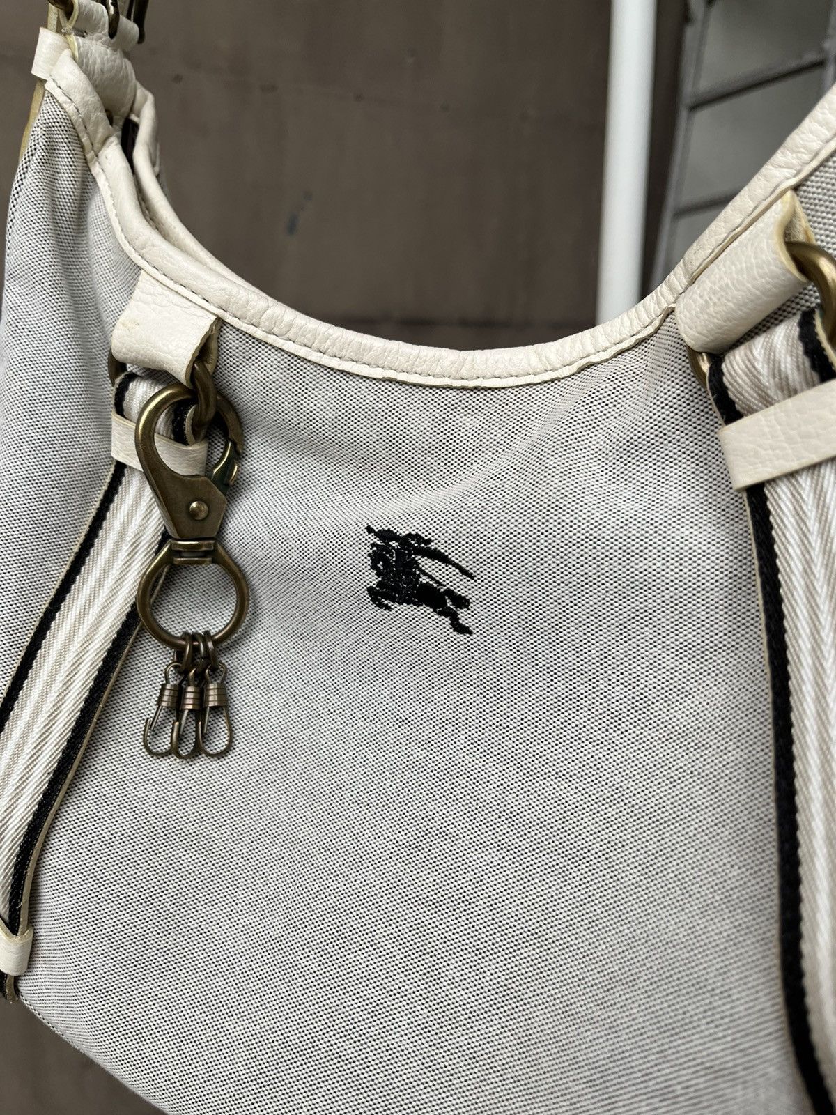 Burberry Burberry Blue Label Canvas 2-Way Shoulder Bag Size ONE SIZE - 3 Thumbnail