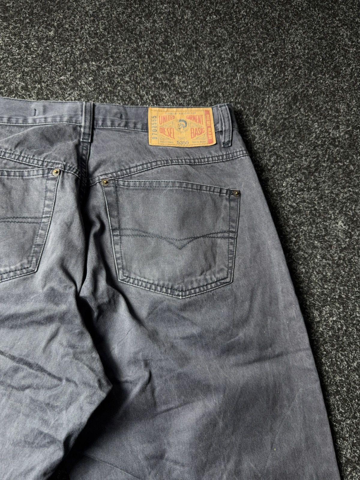 Diesel Avant Garde 90s Retro Y2K Luxury Faded Diesel pants Jeans Size US 33 - 17 Thumbnail