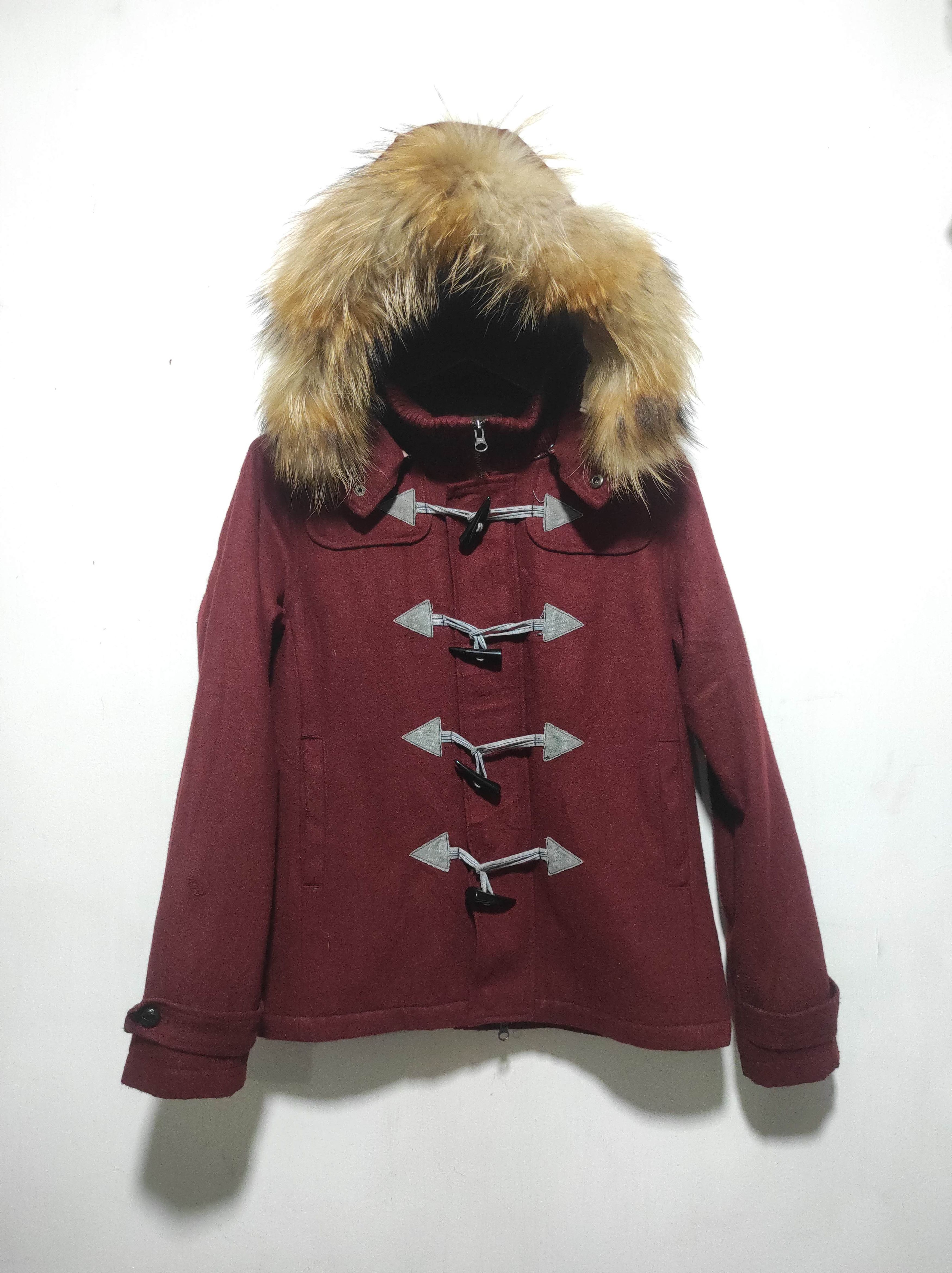 291295=Homme 291295 LABO double zip fur hoodie Duffle ifsix LGB style Size US M / EU 48-50 / 2 - 2 Thumbnail
