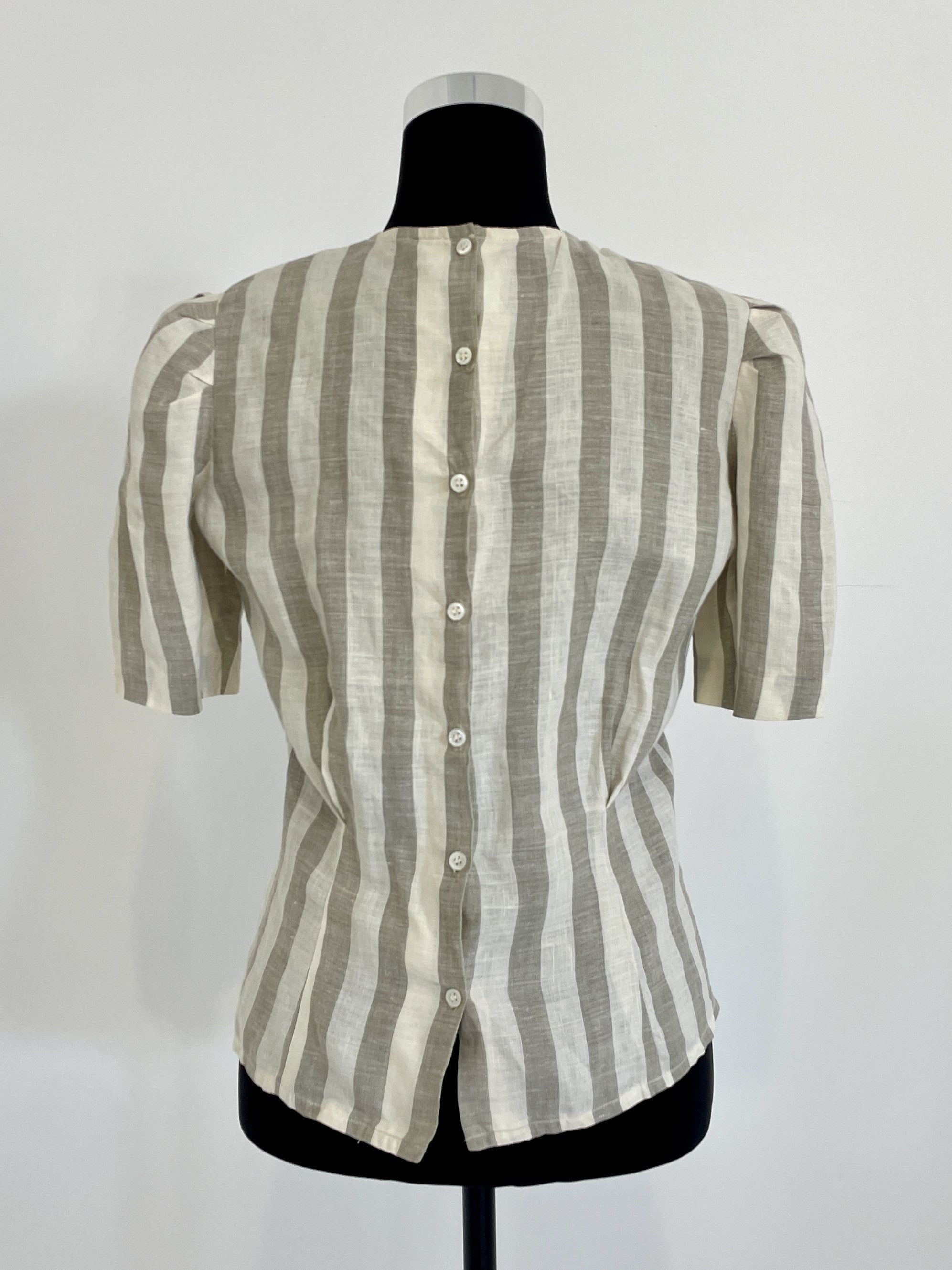 Marc Jacobs × Perry Ellis × Vintage Runway Spring Summer 1981 Perry Ellis blouse Size L / US 10 / IT 46 - 2 Thumbnail