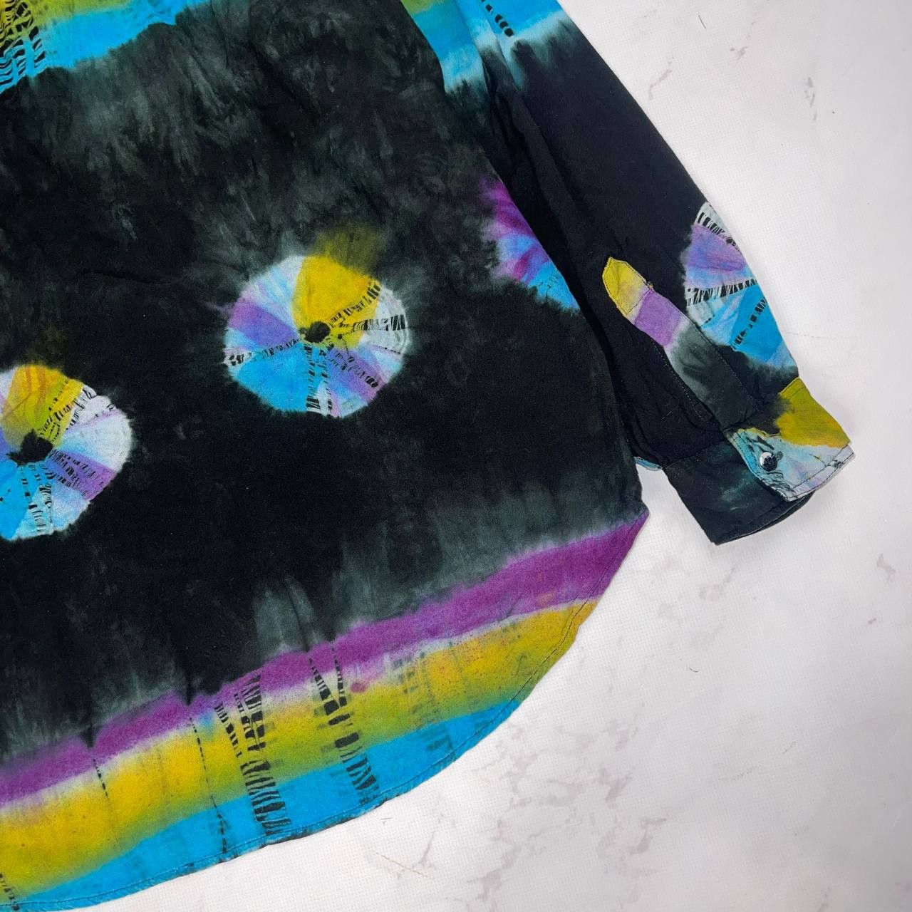 Vintage Vintage Shirt Made in India Flowers Avant-garde Size US XXL / EU 58 / 5 - 11 Thumbnail