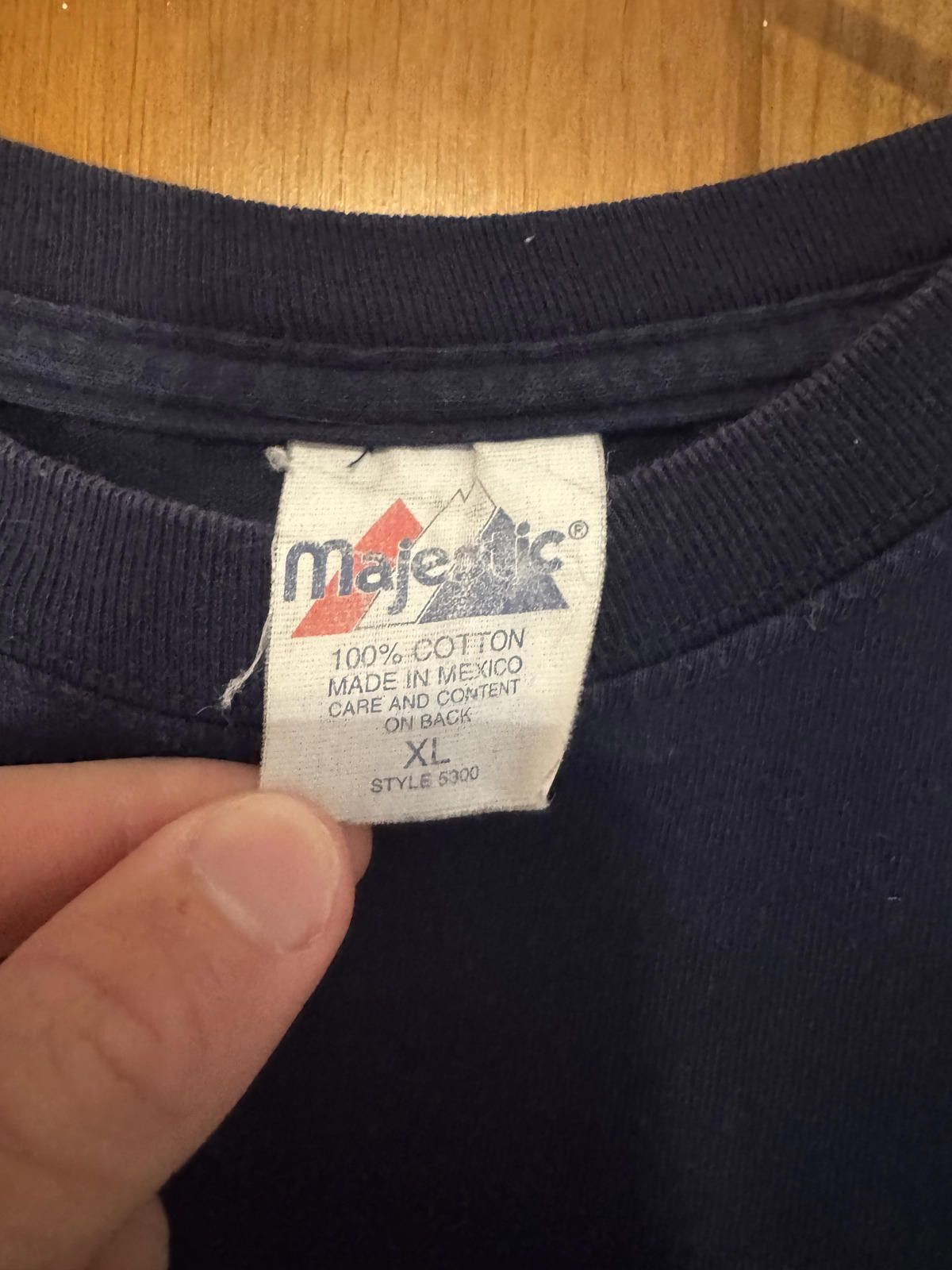 Majestic Majestic Atlanta Braves Navy Blue Baseball T-Shirt XL Size ONE SIZE - 3 Thumbnail