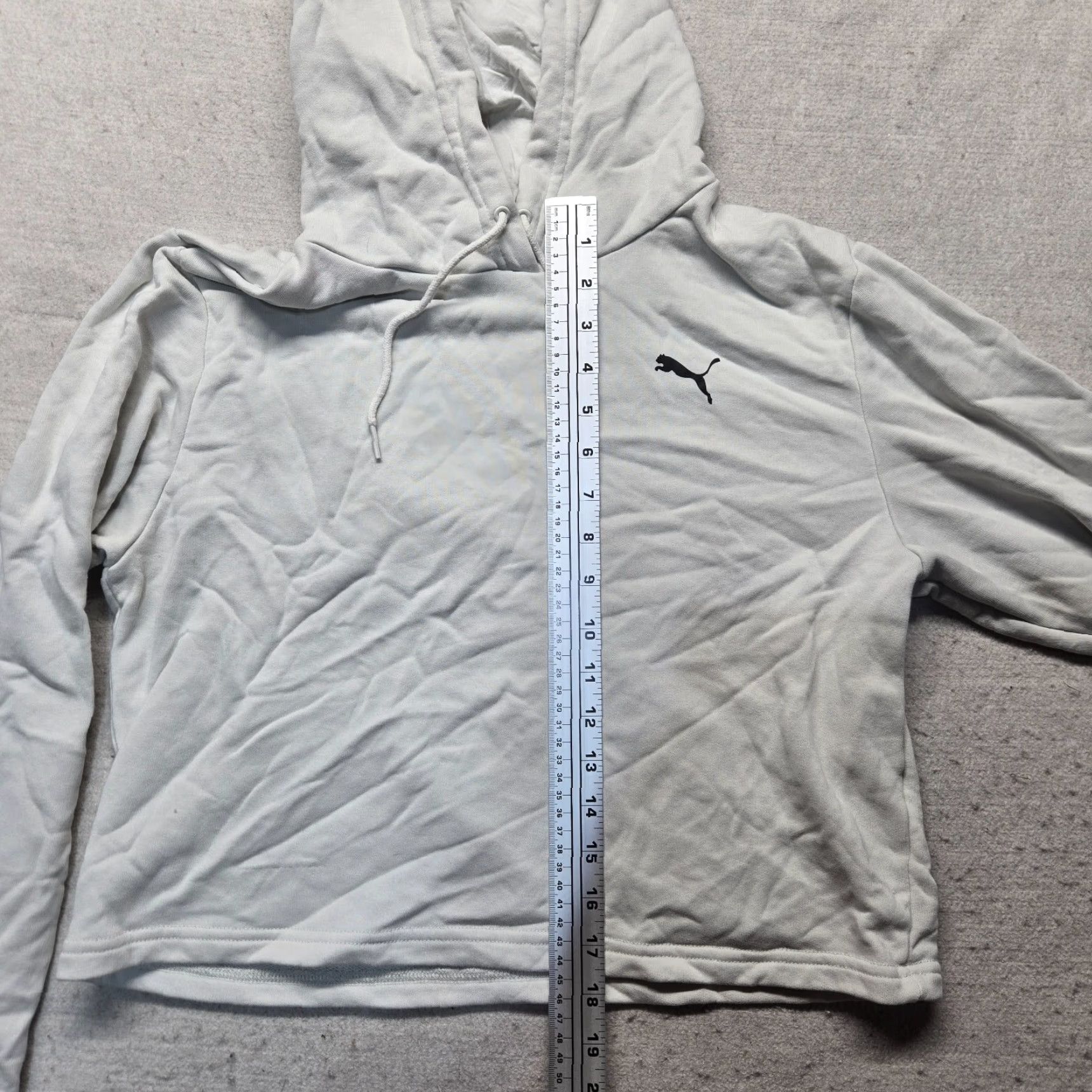 Puma Vintage Puma Women's Hoodie Sweater M White Fleece Pullover Casual Activewear Size M / US 6-8 / IT 42-44 - 6 Thumbnail
