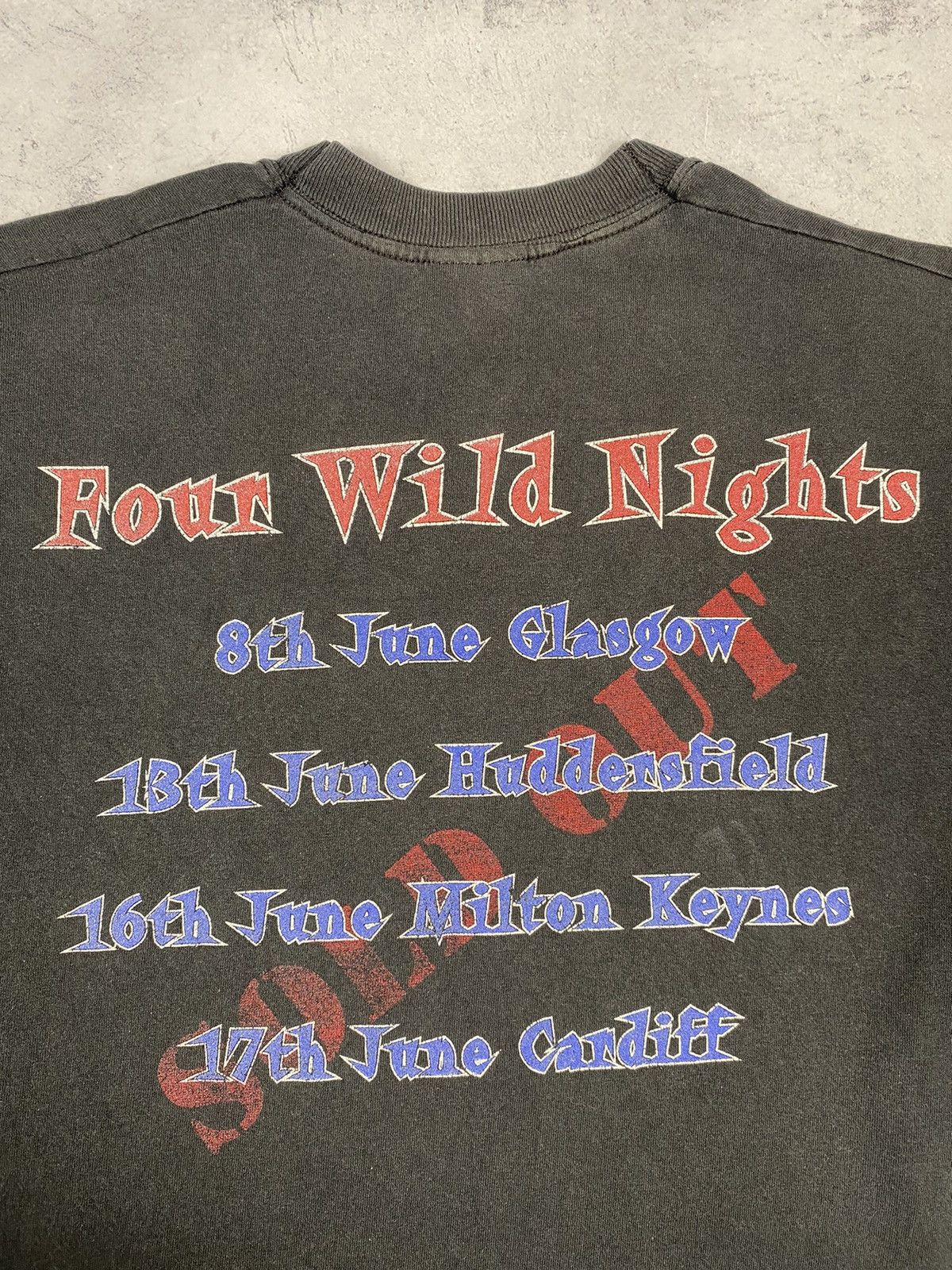 Bon Jovi Bon Jovi Four Wild Nights 2001 Vintage Rock Band Tour Tee Size US L / EU 52-54 / 3 - 17 Thumbnail