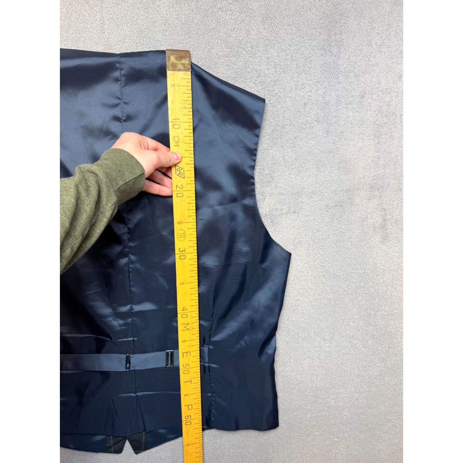 Vintage Racing Green Vest Waistcoat Mens size 42in Gray Wool Blend Size US XS / EU 42 / 0 - 6 Thumbnail