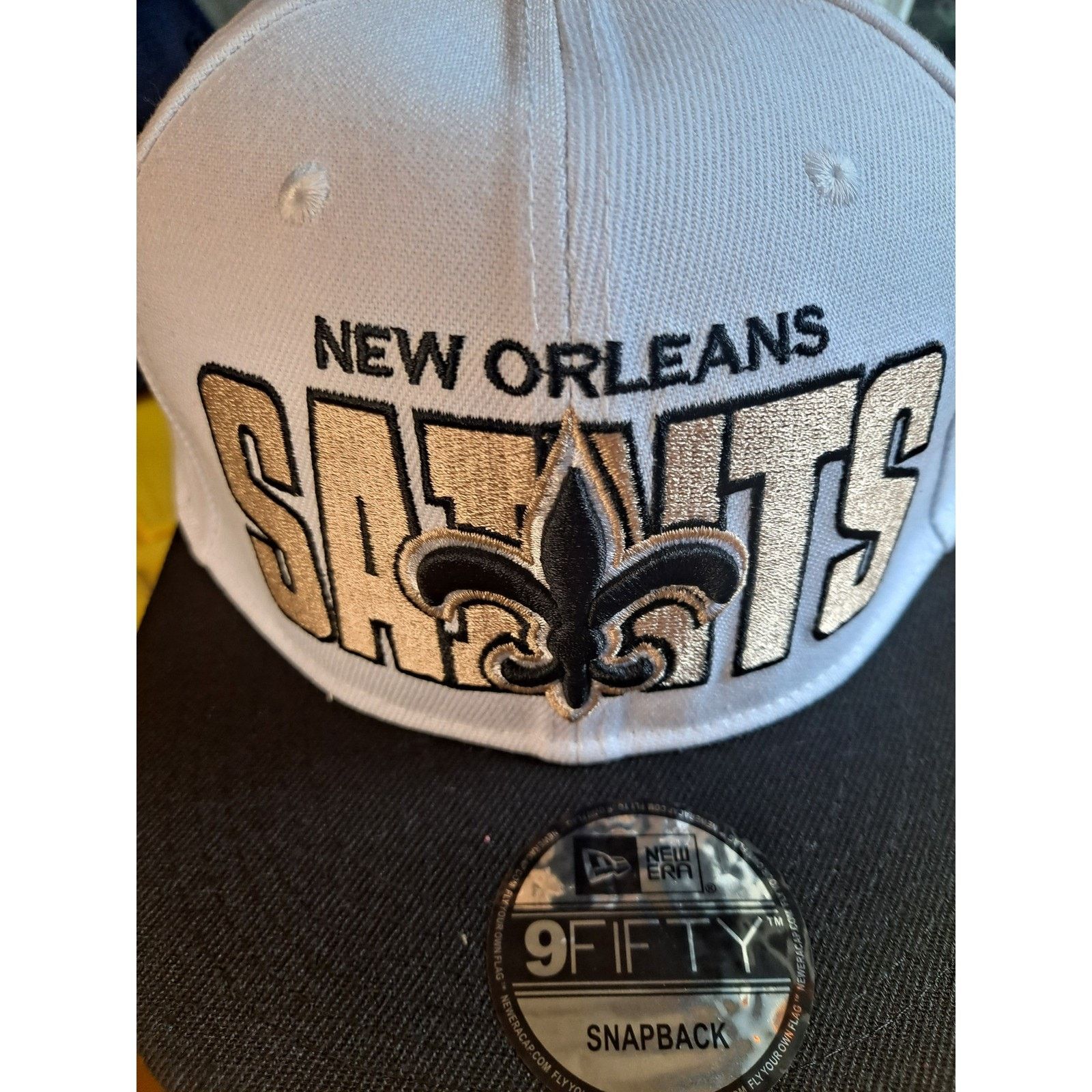 New Era New Orleans Saints NFL New Era 9FIFTY Snapback Hat Cap Size ONE SIZE - 2 Thumbnail