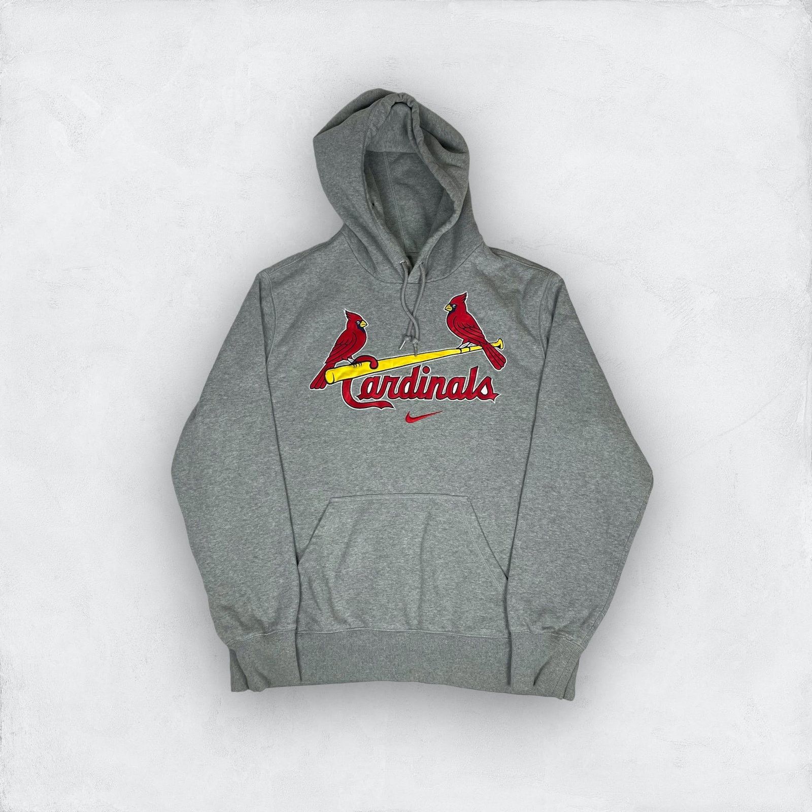 Nike × Vintage Nike Men's Gray Long Sleeve St. Louis Cardinals Hoodie XL Size US XL / EU 56 / 4 - 1 Thumbnail