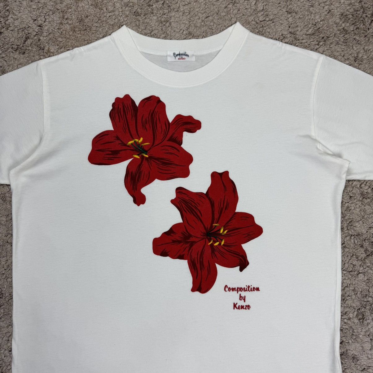 Composition by Kenzo Composition By Kenzo Flowers Art T-shirt Size US M / EU 48-50 / 2 - 5 Thumbnail