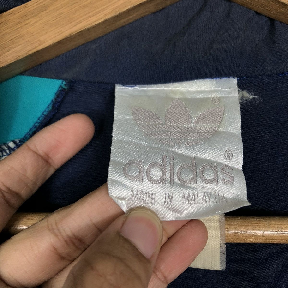 Adidas 🔥VINTAGE BOMBER JACKET LIGHT ADIDAS MULTI COLOUR BLOCK Size US L / EU 52-54 / 3 - 15 Thumbnail