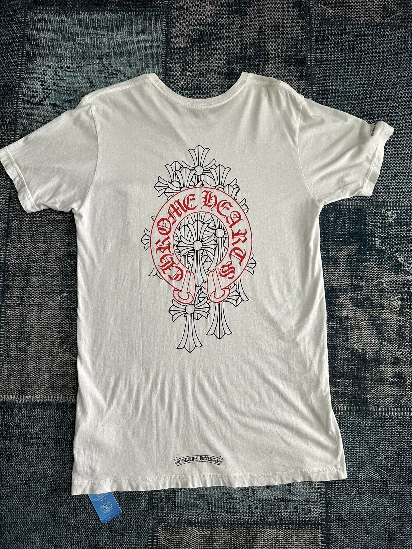 Chrome Hearts Chrome Hearts White Red Phantom Tee Size US L / EU 52-54 / 3 - 1 Thumbnail