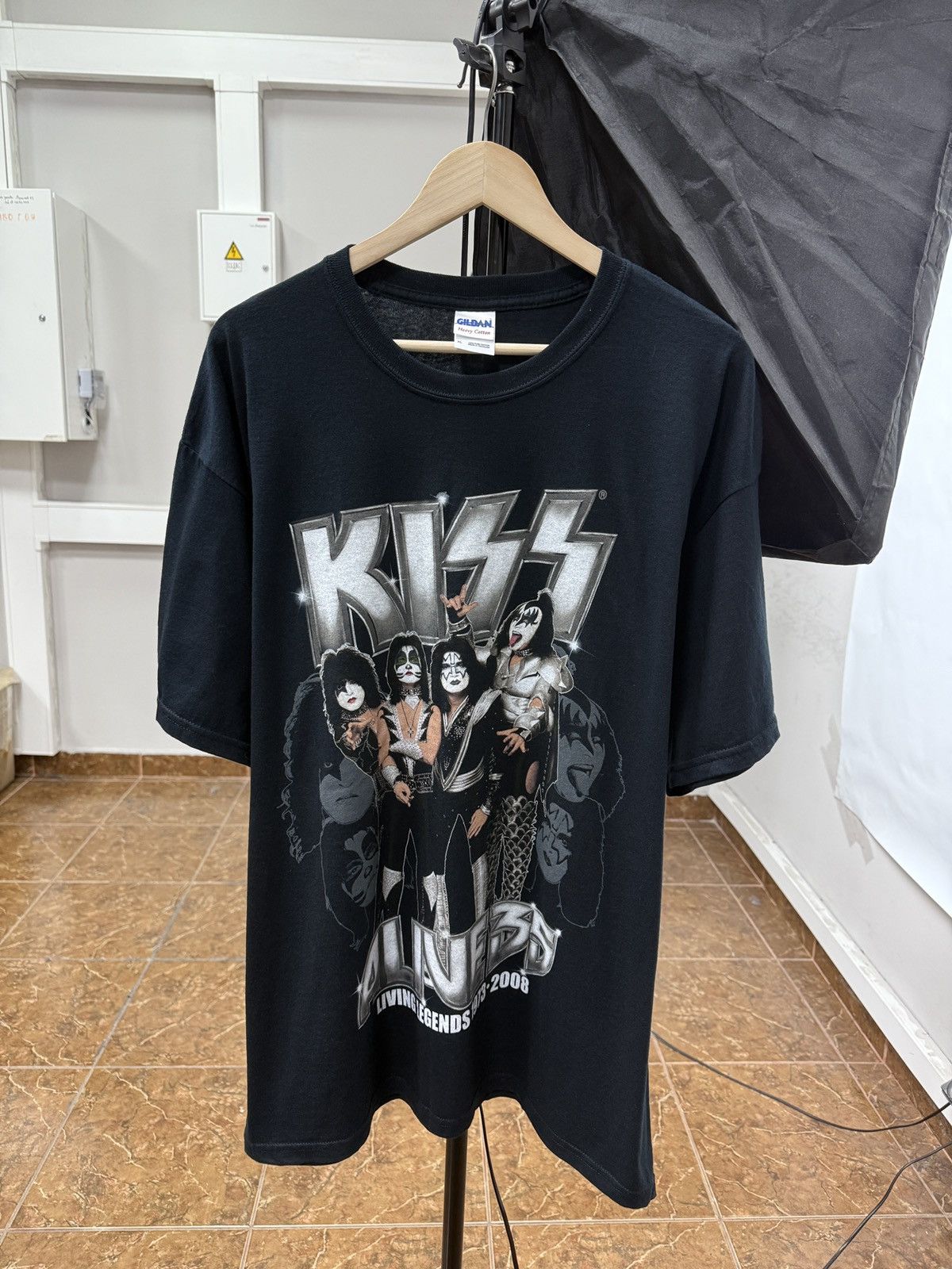 KISS 🇺🇸 Vintage Kiss Alive 35 World Tour 1973 2008 T-Shirt Retro Size US XL / EU 56 / 4 - 1 Thumbnail