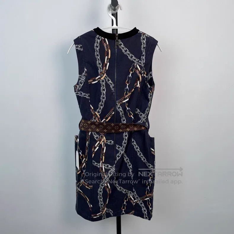 Louis Vuitton Louis Vuitton Chain Print Dress Size XS / US 0-2 / IT 36-38 - 2 Thumbnail