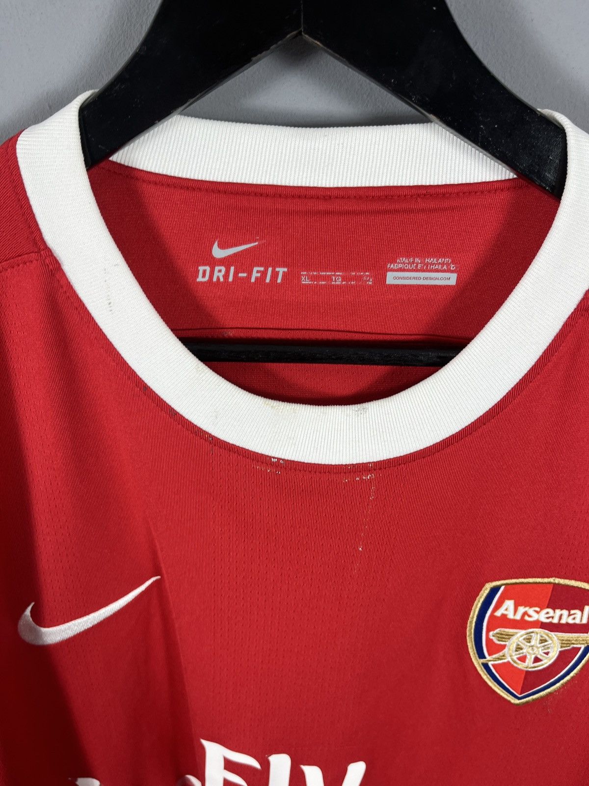 Nike Vintage Arsenal Jersey 2010 Size US XL / EU 56 / 4 - 6 Thumbnail