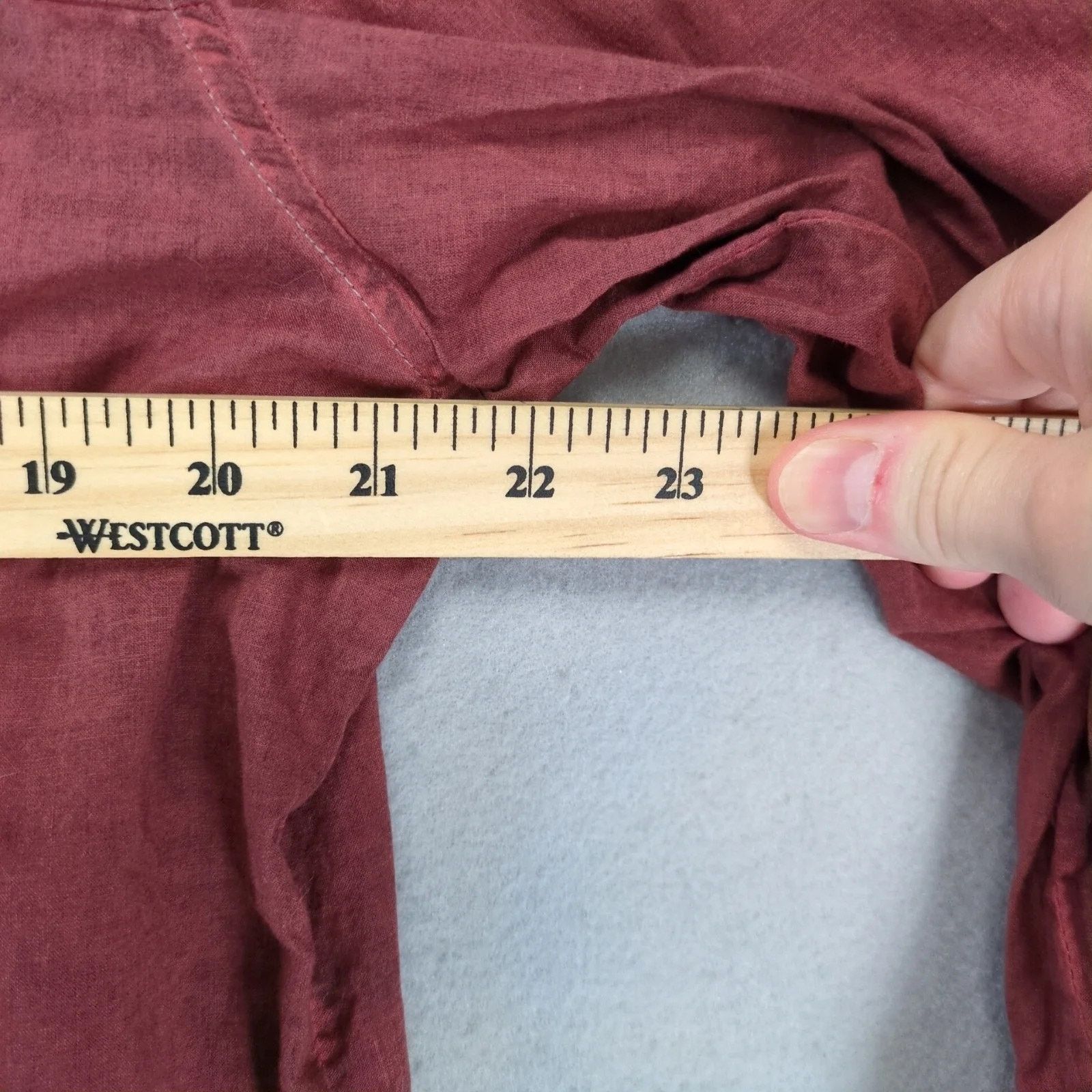 Other Bando Argentina Burgundy Pearl Snap Shirt Men's XL Long Slv Size US XL / EU 56 / 4 - 6 Thumbnail