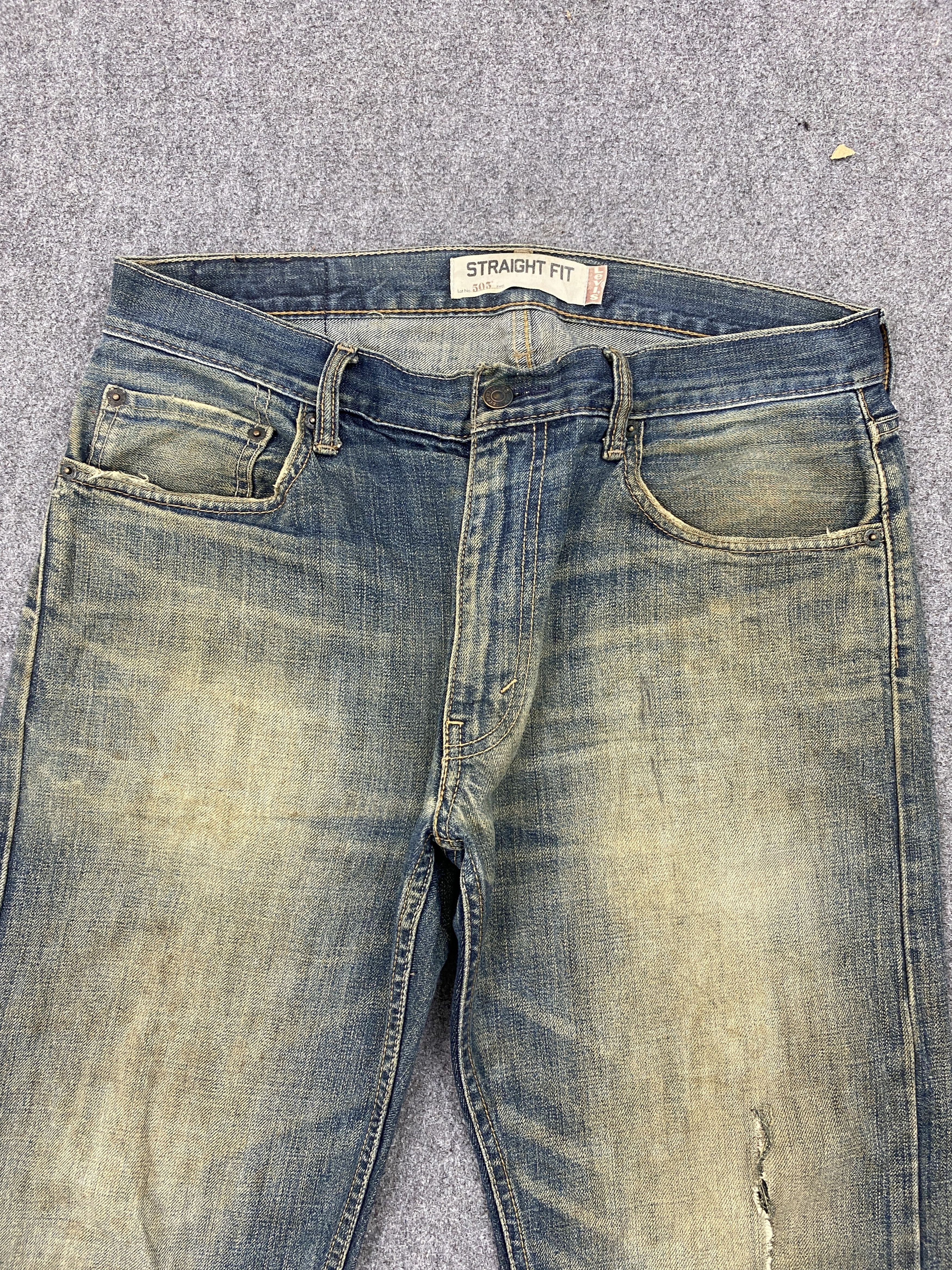 Levi's Vintage Levis 505 Rusty Jeans DP2335 Size US 34 / EU 50 - 2 Thumbnail
