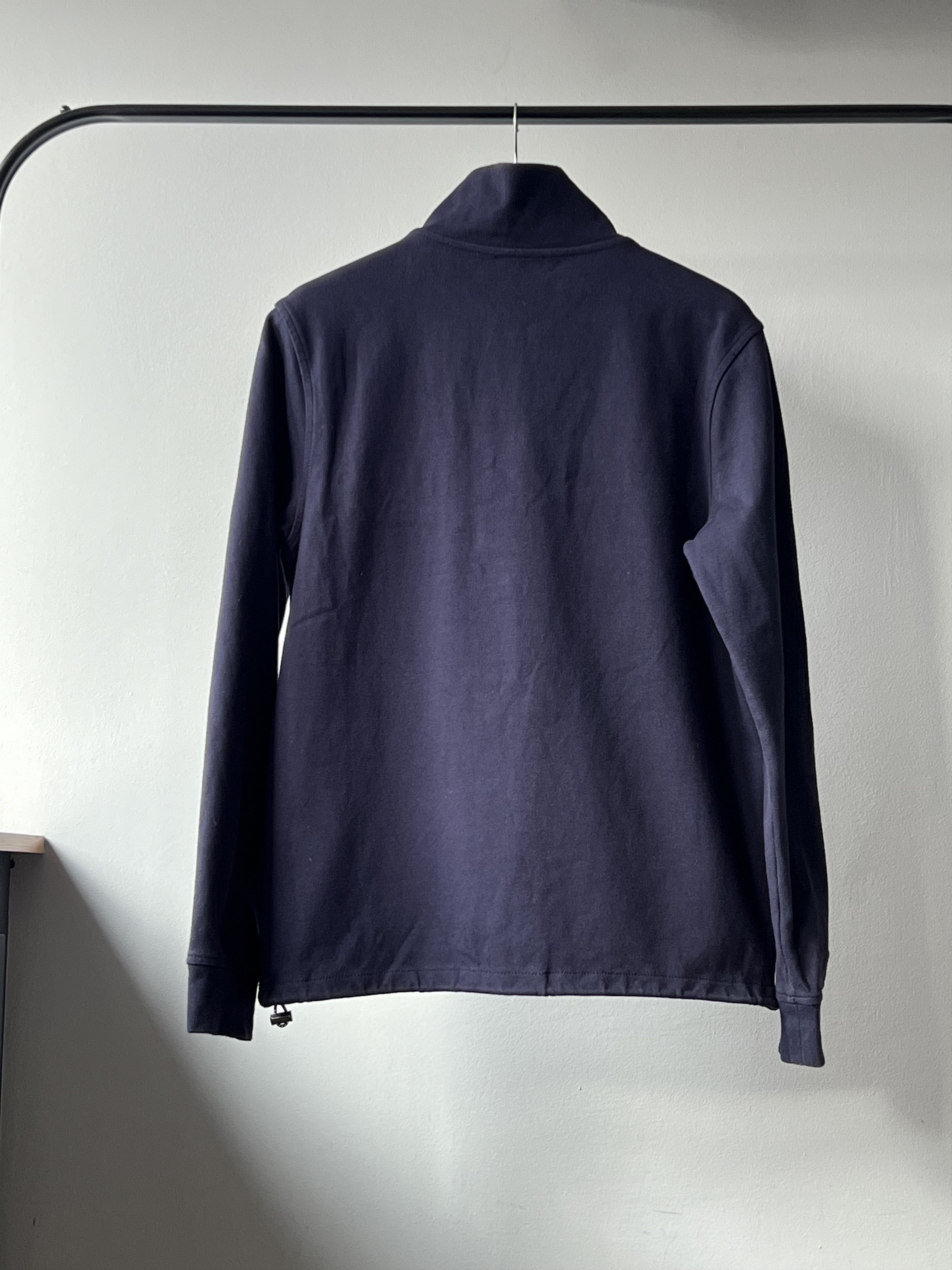 A.P.C. A.P.C. Men's Navy Quarter Zip Large Pocket Cotton Sweatshirt Size US S / EU 44-46 / 1 - 2 Thumbnail