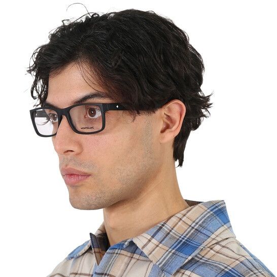 Montblanc Montblanc Men Eyeglasses Rectangle MB0301O 005 NEW AUTHENTIC Size ONE SIZE - 9 Thumbnail