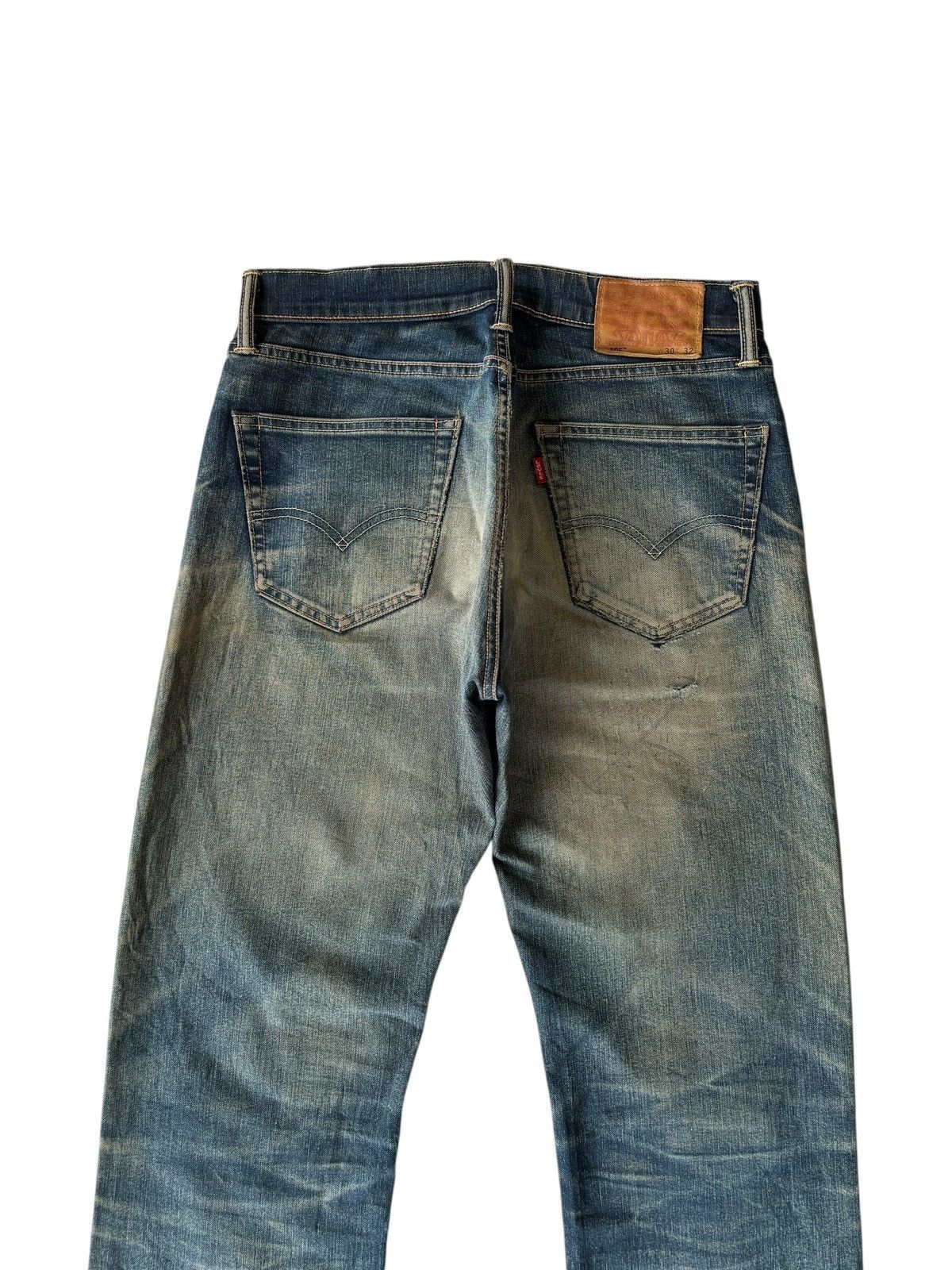 If Six Was Nine Vintage Levis 505 Mud Wash Rusty Jeans Distressed Denim Size US 31 - 8 Thumbnail