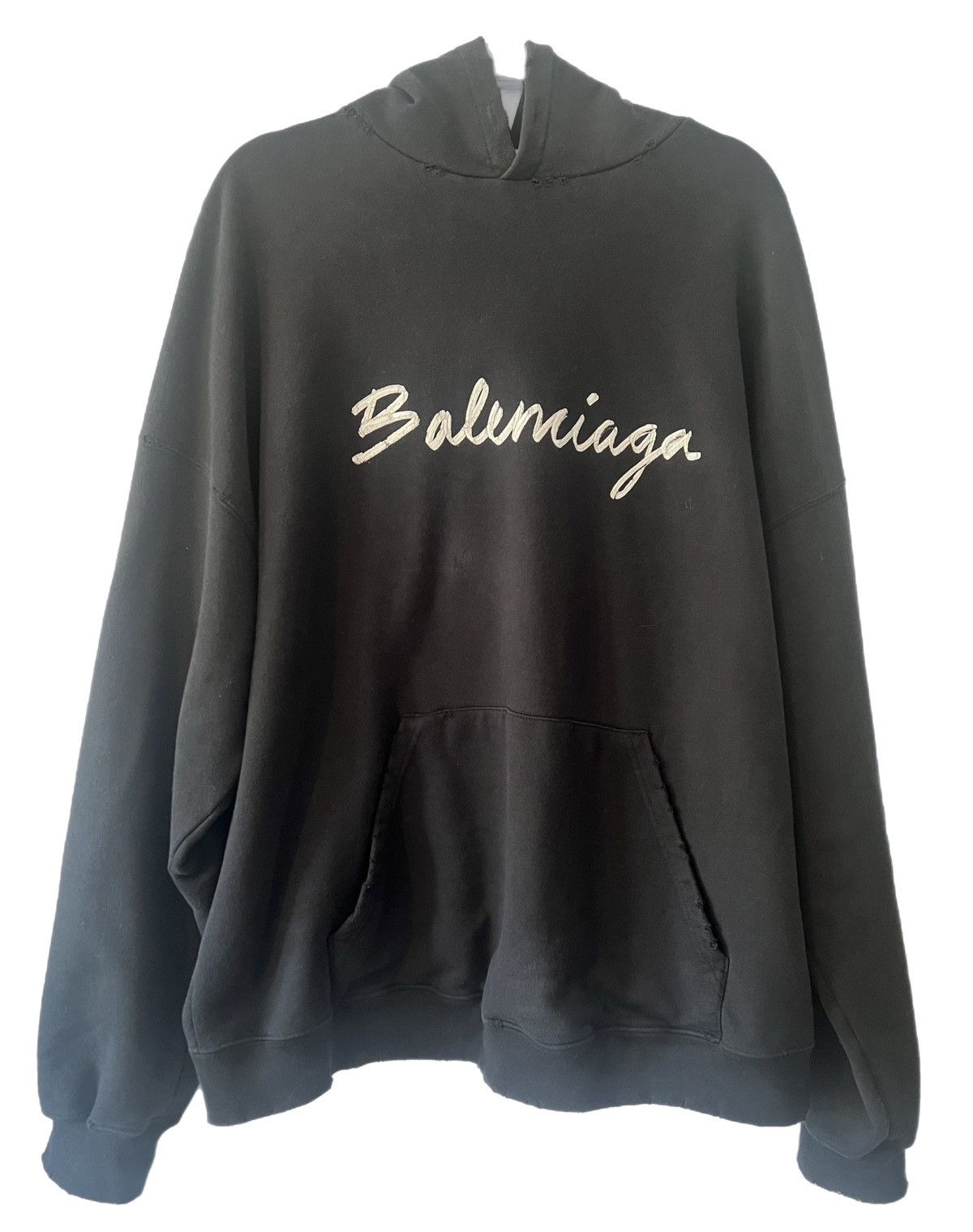 Balenciaga Balenciaga Script logo hoodie Size US L / EU 52-54 / 3 - 1 Thumbnail