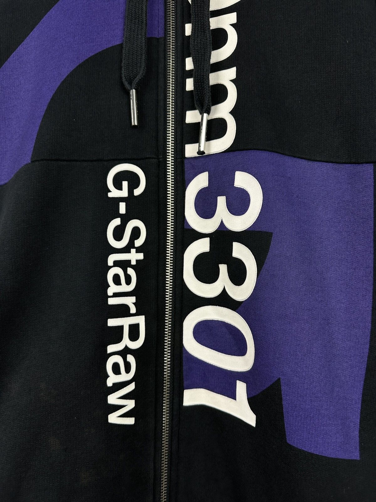 G-Star × Vintage Vintage Y2K G-Star Raw Full Zip Hoodie Size US L / EU 52-54 / 3 - 8 Thumbnail