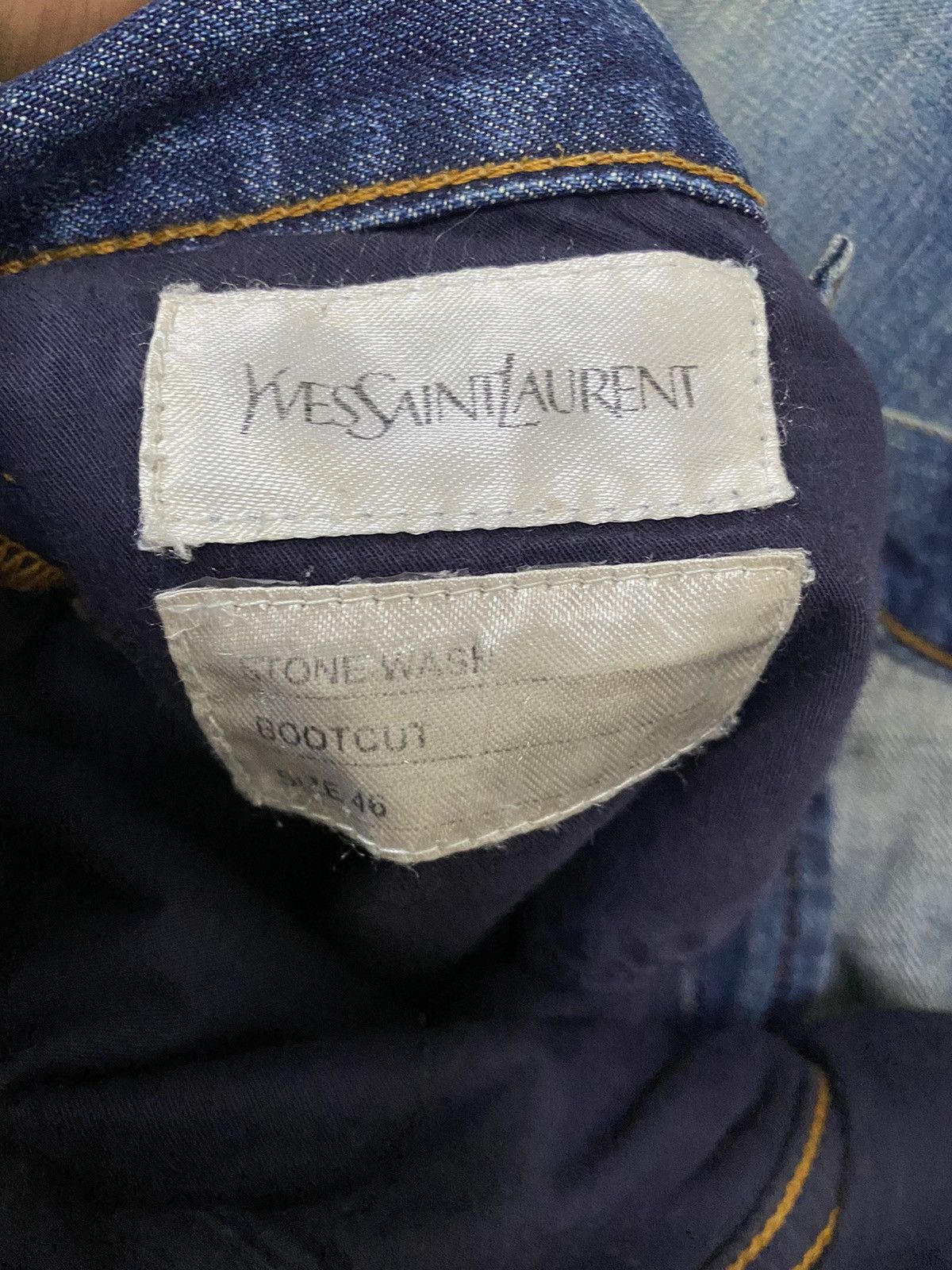Yves Saint Laurent YVES SAINT LAURENT DISTRESS DENIM STRAIGHT TYPE Size US 32 / EU 48 - 8 Thumbnail
