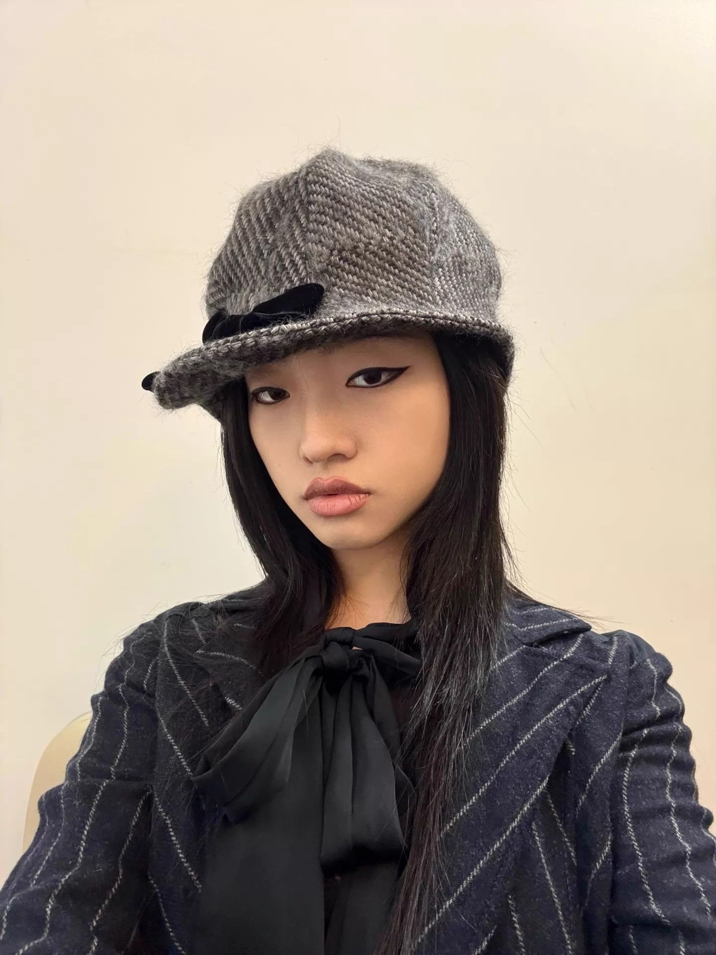 CA4LA Vintage Ca4la Houndstooth Wool Beret Size ONE SIZE - 2 Thumbnail
