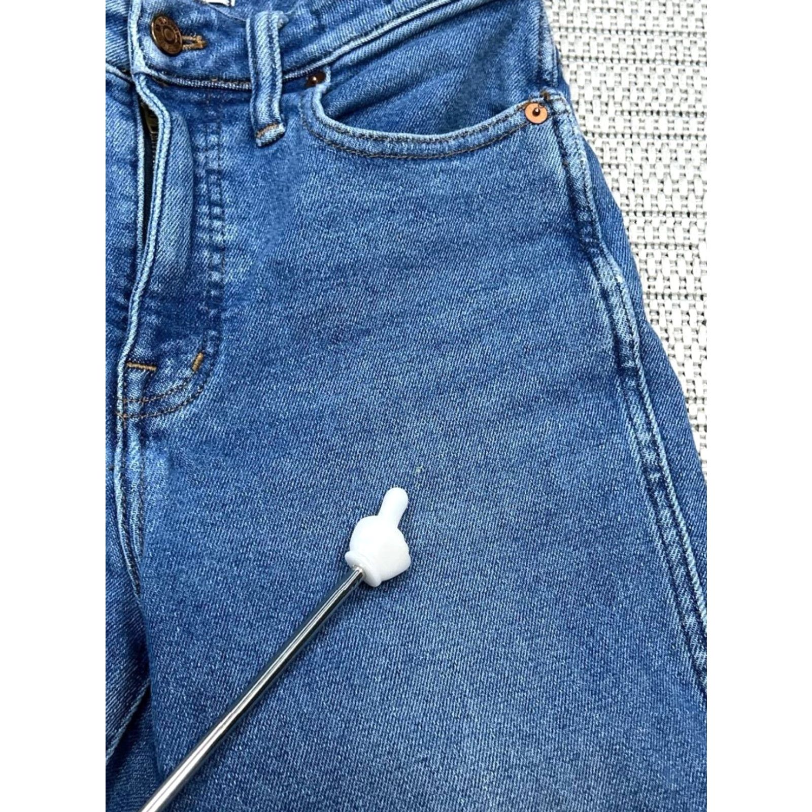 Madewell Madewell Curvy Stovepipe Jeans Women 26 Blue denim Cotton Stretch Straight 25x27 Jeans Size 26" / US 2 / IT 38 - 7 Thumbnail