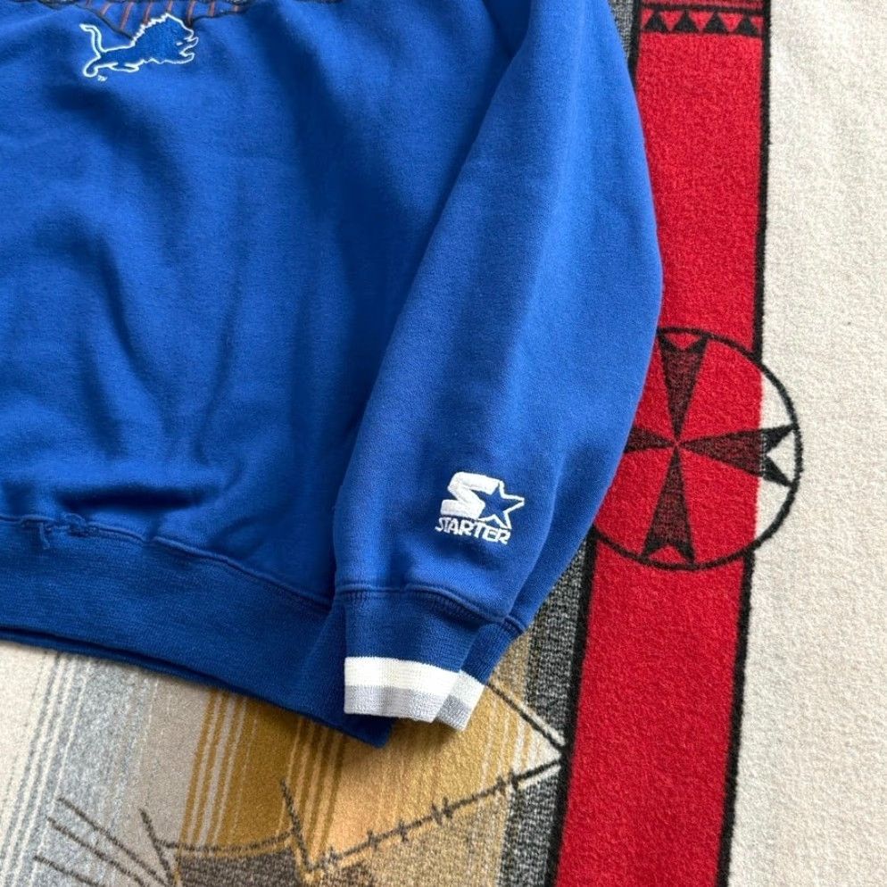 Starter VINTAGE Detroit Lions Starter Embroidered Crewneck Sweatshirt Size Large Size US L / EU 52-54 / 3 - 4 Thumbnail
