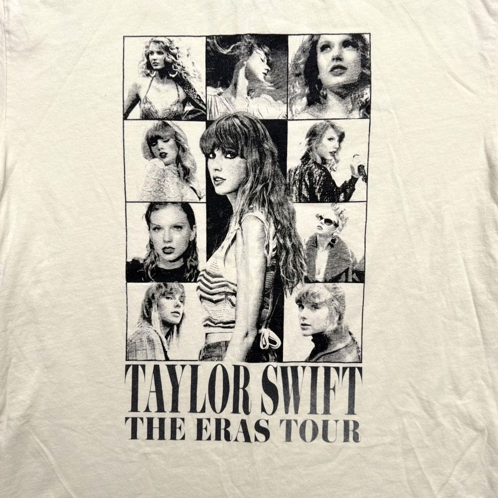 Vintage Taylor Swift Eras Tour Shirt Mens Medium White Tee Graphic Print Concert Dual Sided Crew Neck T-Shirt Size US M / EU 48-50 / 2 - 2 Thumbnail