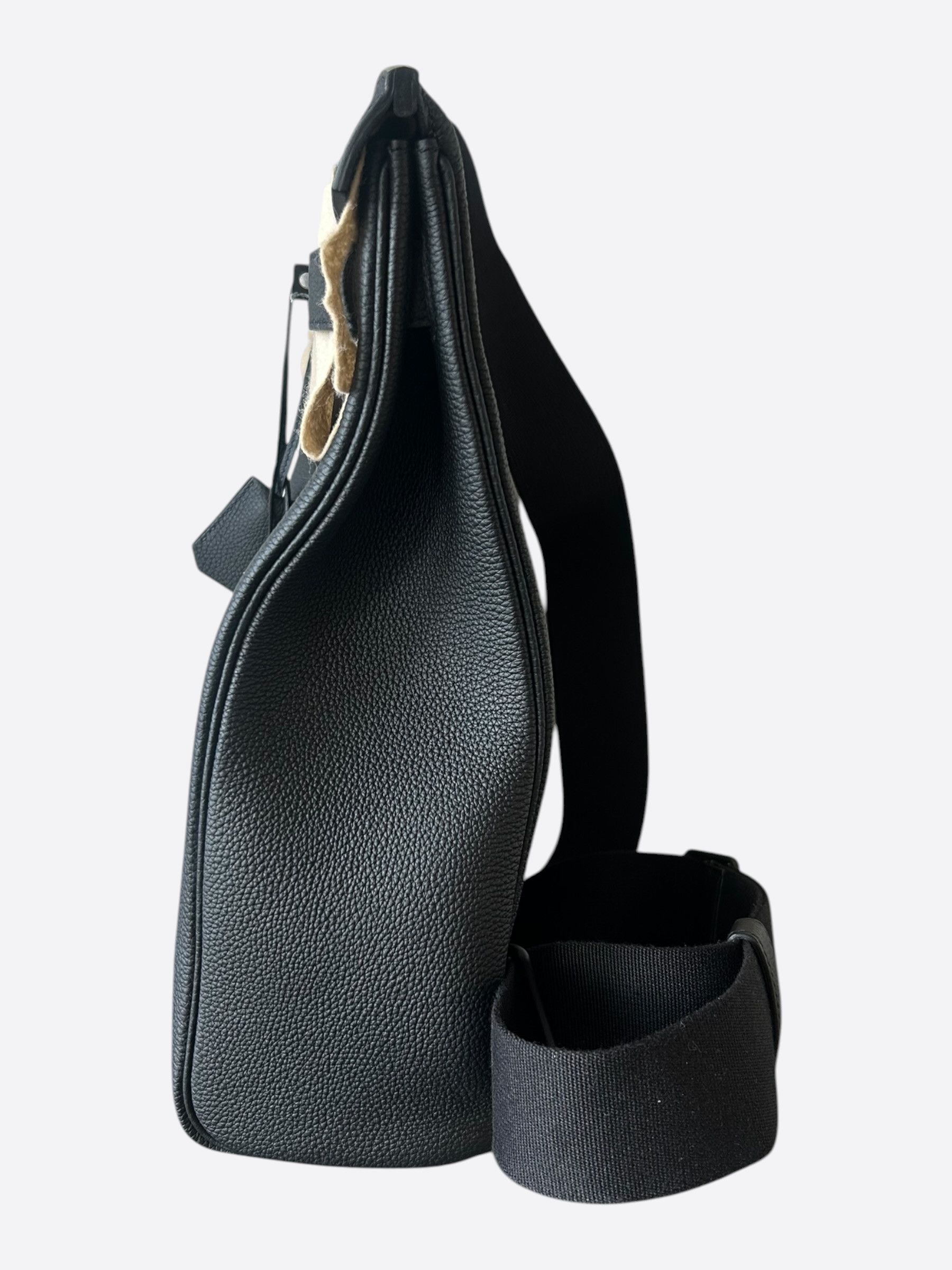 Hermes Hermes So Black Togo HAC A Dos GM Backpack Size ONE SIZE - 4 Thumbnail