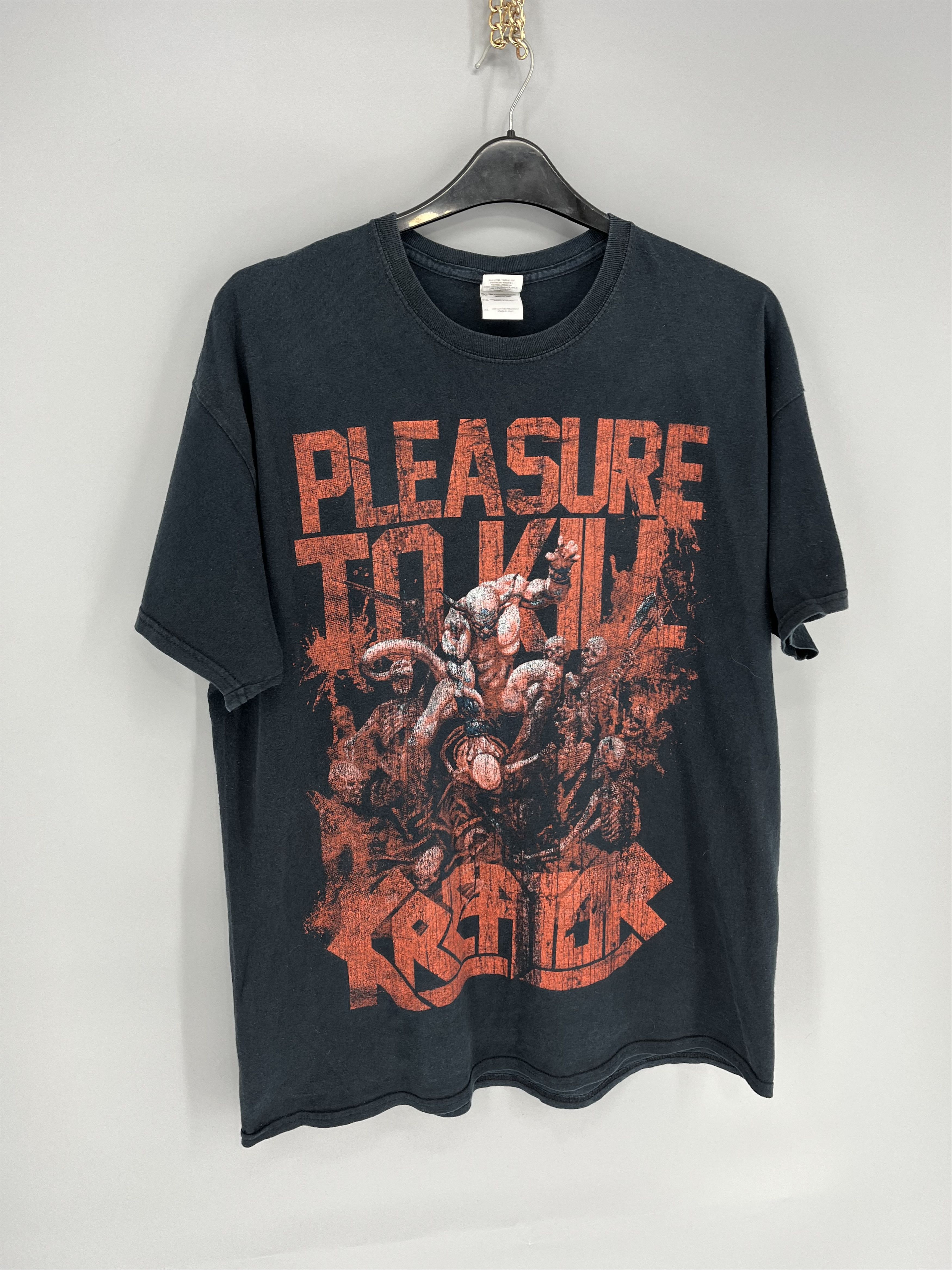 Band Tees Kreator pleasure to kill T-shirt band rock tee size XLarge Size US XL / EU 56 / 4 - 2 Thumbnail