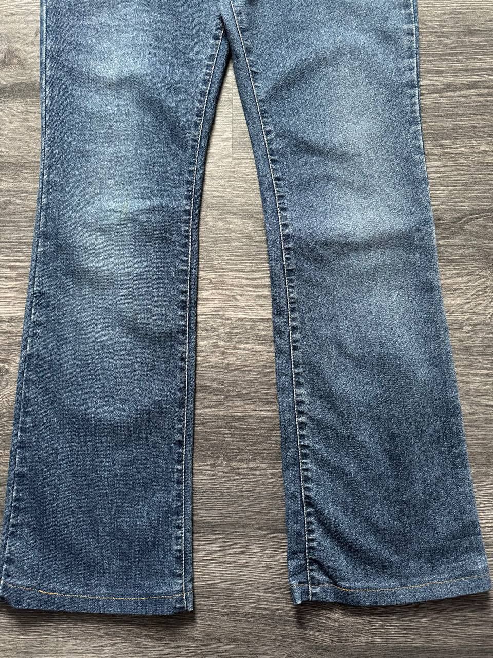 Dolce & Gabbana Vintage Dolce & Gabbana Flared Low-Rice Bootcut Jeans Y2K Size 30" / US 8 / IT 44 - 6 Thumbnail