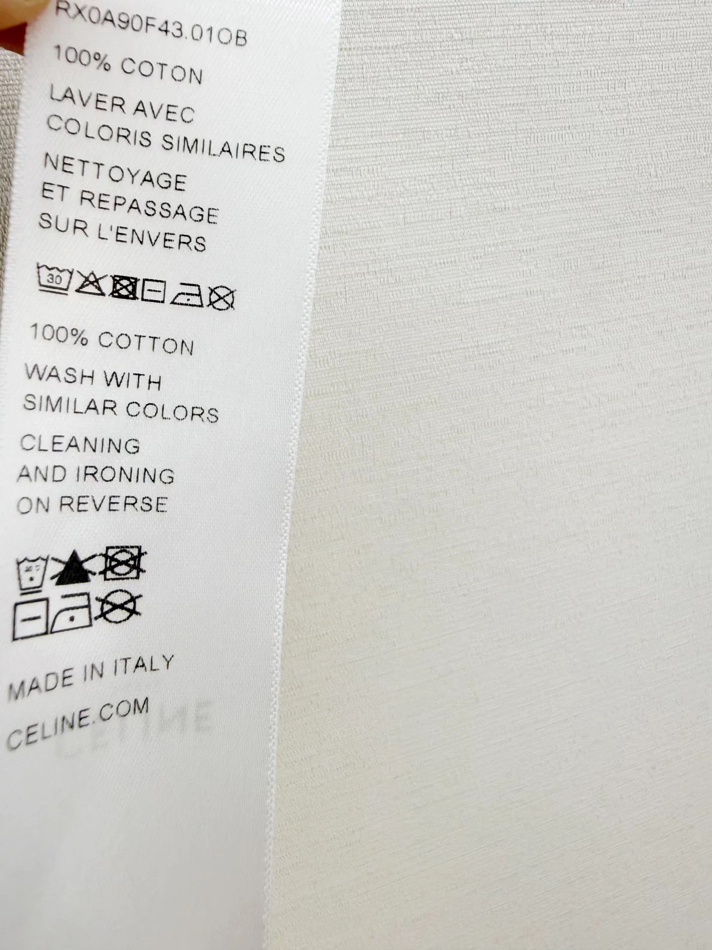 Celine Celine Triomphe Embroidered Longsleeve Authentic XL Size XL / US 12-14 / IT 48-50 - 7 Thumbnail