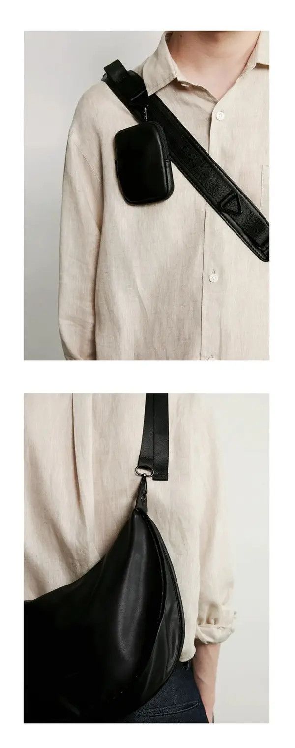 Japanese Brand Youko x Juri Crossbody shoulder bag PU Leather casual style Size ONE SIZE - 7 Thumbnail