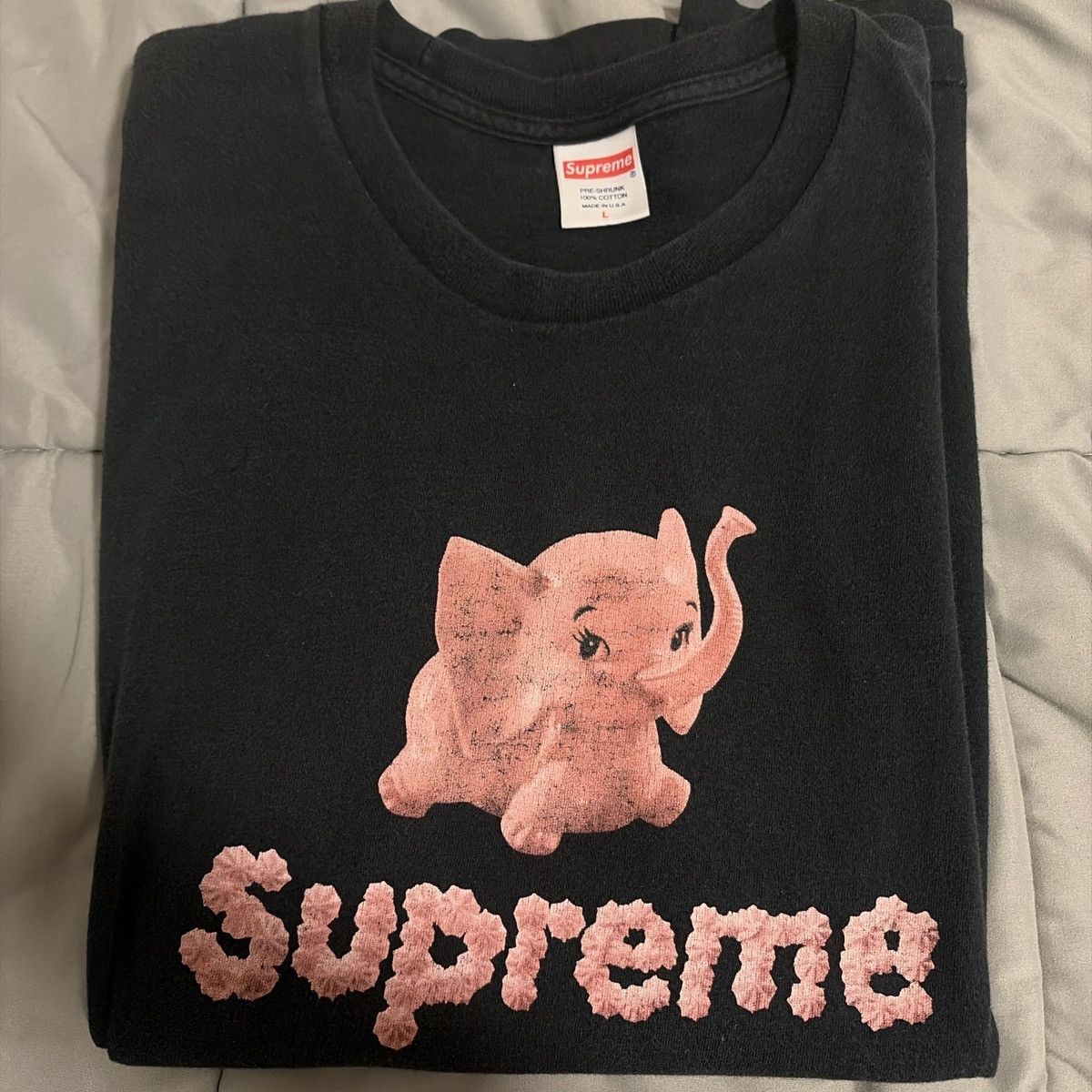 Supreme Supreme Black Elephant T-Shirt Size US L / EU 52-54 / 3 - 5 Thumbnail