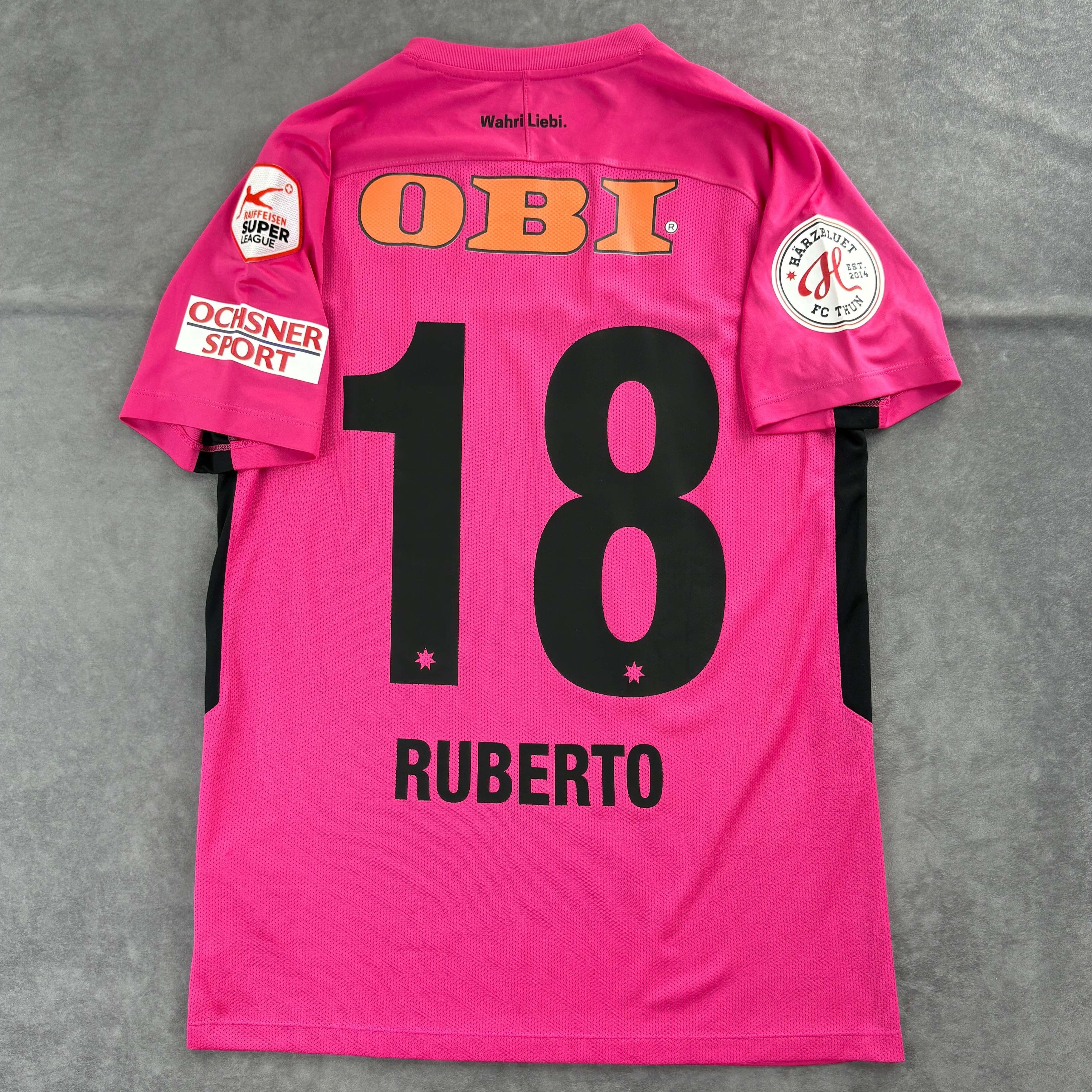 Nike FC Thun 2018-19 Nike Francesco Ruberto football jersey sz M Size US M / EU 48-50 / 2 - 1 Thumbnail