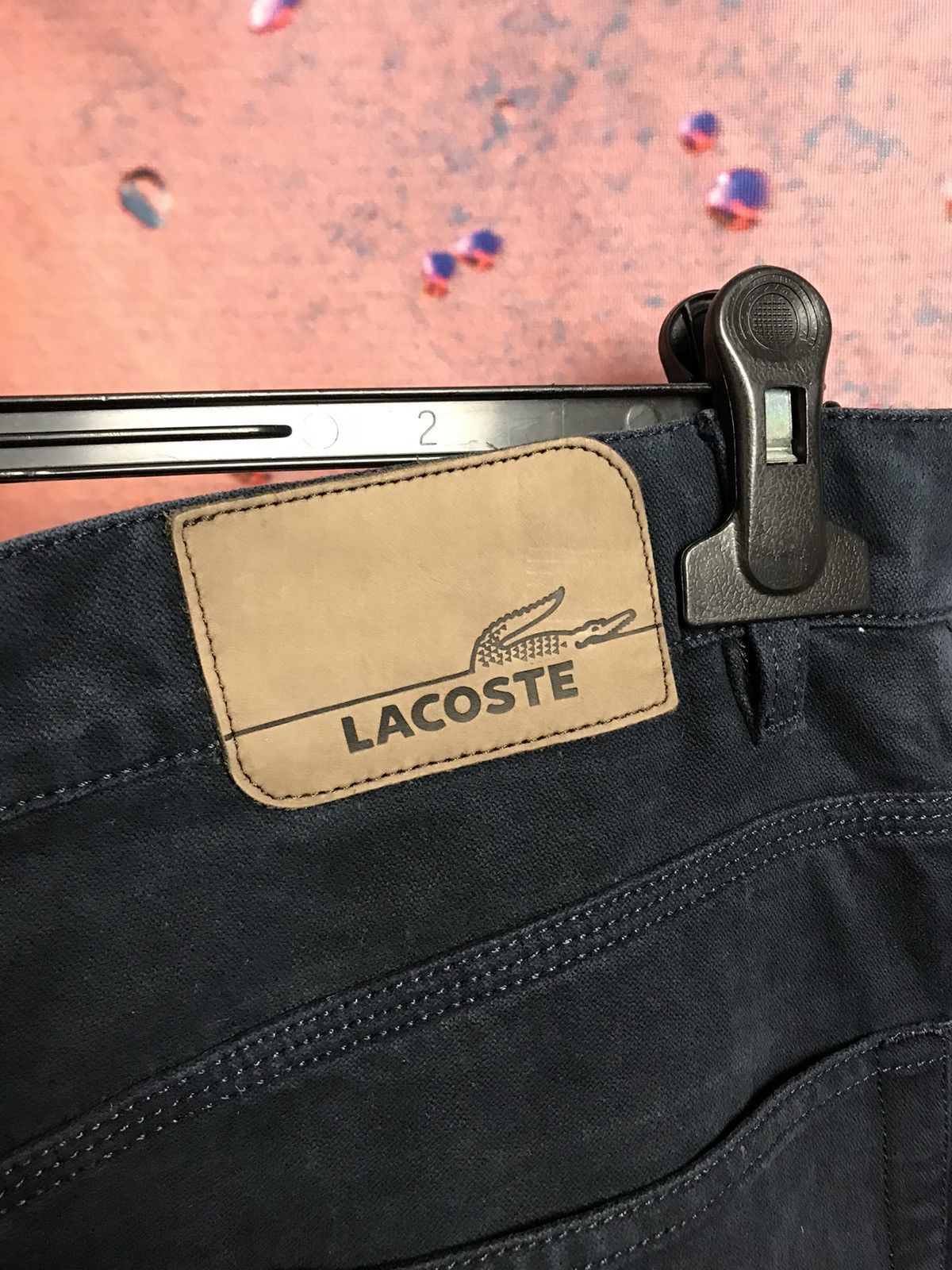Lacoste × Vintage Vintage Lacoste streetwear pants Size US 34 / EU 50 - 2 Thumbnail