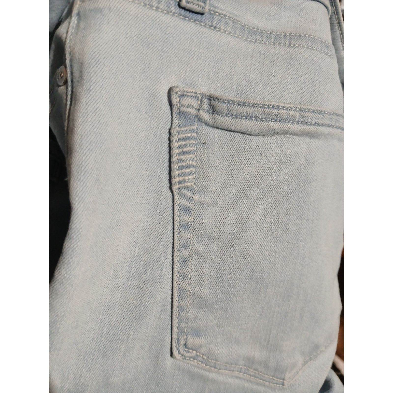 Paige Paige Denim 32 Colette Crop Flare Jeans Fringe Raw Hem Size 32" / US 10 / IT 46 - 7 Thumbnail