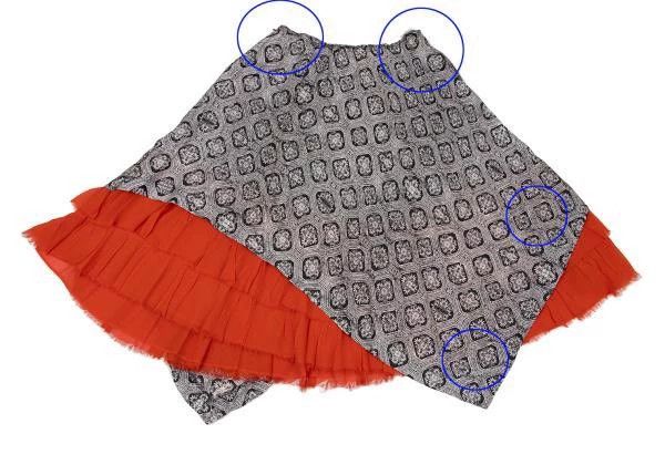 Comme des Garcons Comme Des Garcons size S Retro Grey Retro Pattern overskir Size 26" / US 2 / IT 38 - 5 Thumbnail