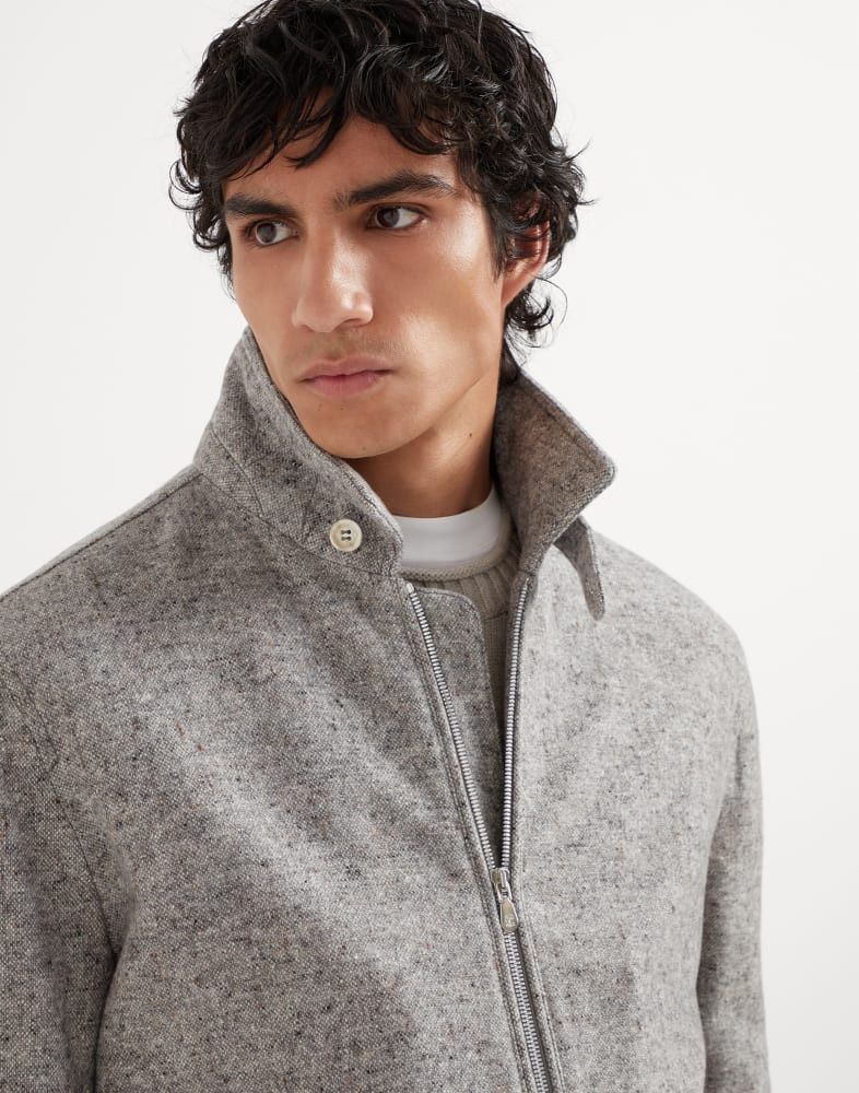 Brunello Cucinelli o1w1db10925 Wr Padded Jacket in Grey Size US L / EU 52-54 / 3 - 2 Thumbnail