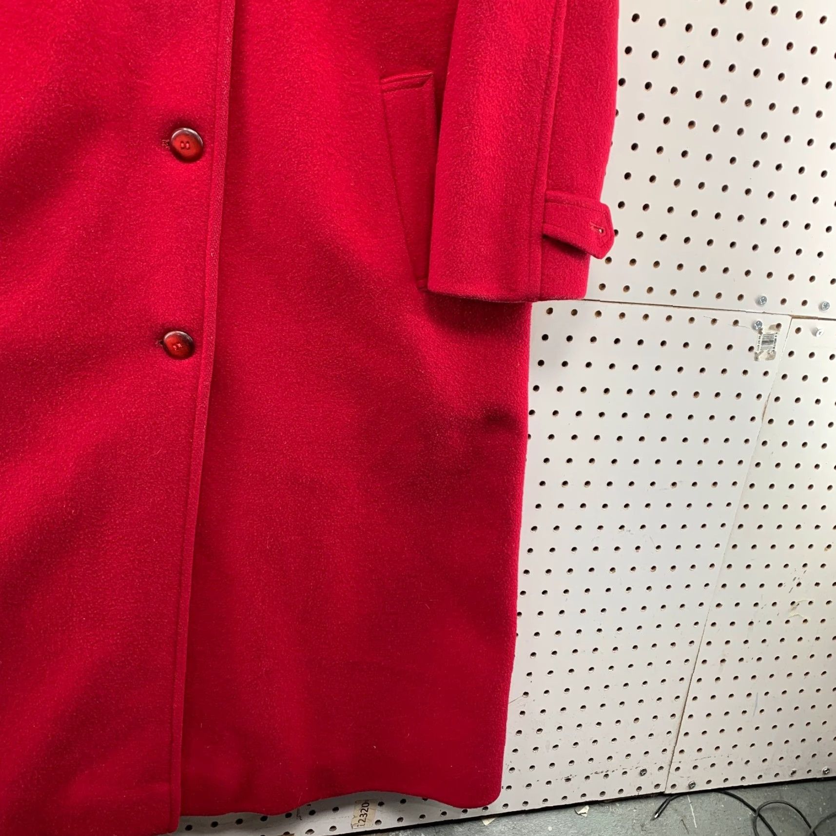 Pendleton VINTAGE Pendleton Wool Coat Womens Size 8 Long Red 70s Overcoat Usa 22.5x37 Size M / US 6-8 / IT 42-44 - 7 Thumbnail