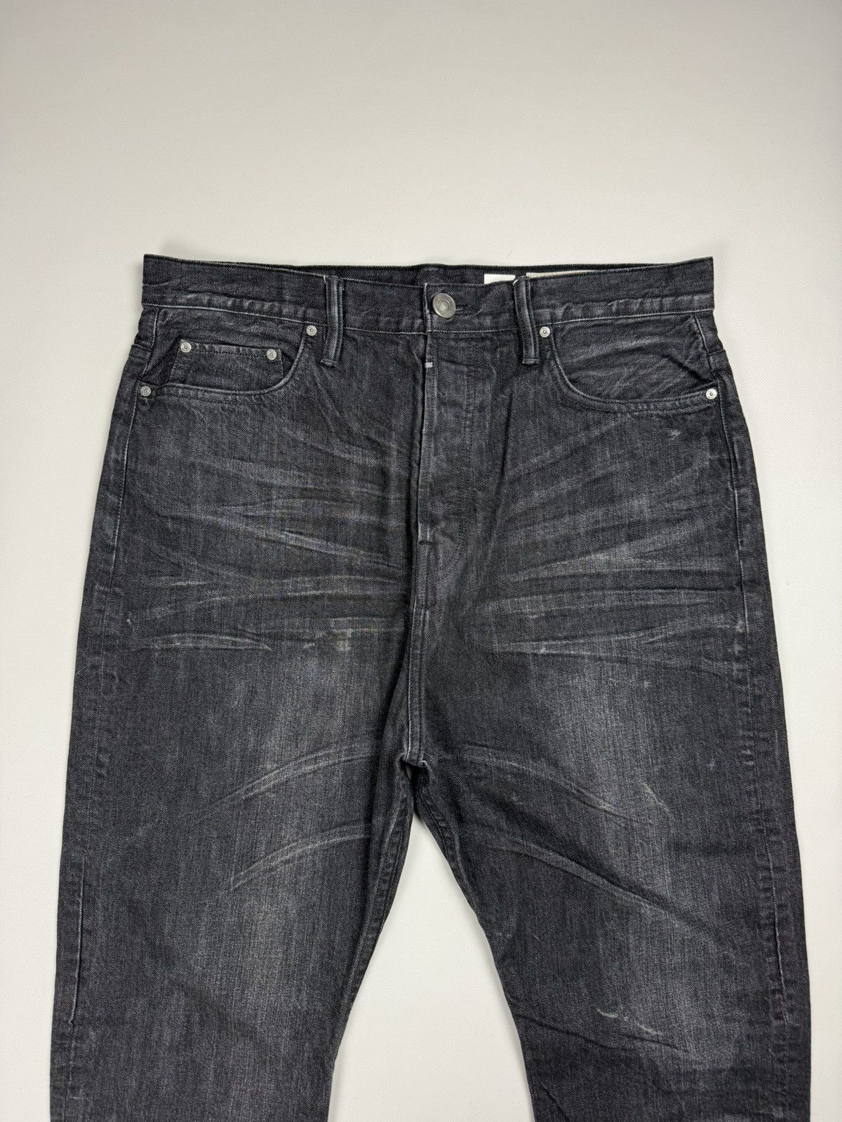Allsaints × Japanese Brand Allsaints Black NLS Split Men’s Jeans Size 32 Size US 32 / EU 48 - 5 Thumbnail
