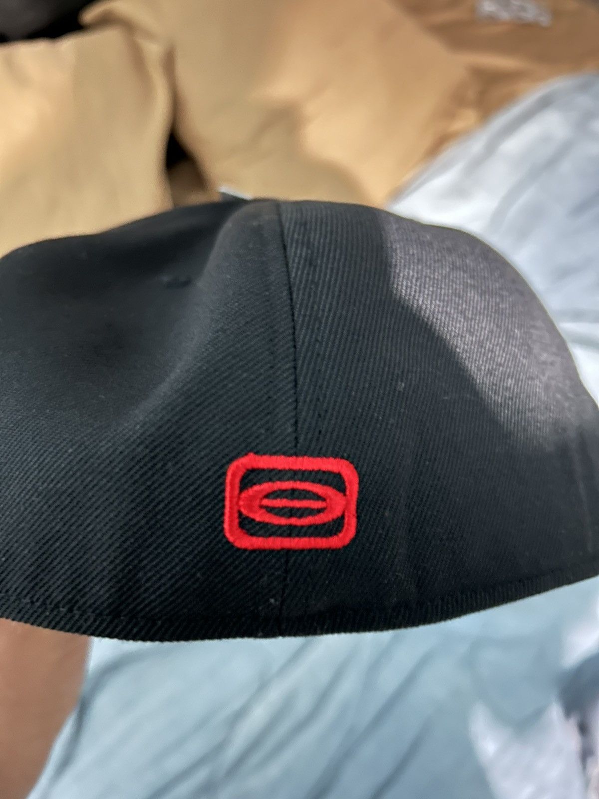 Playboi Carti playboi carti yvl hat opium Fitted Black On Red Size 8 Size ONE SIZE - 3 Thumbnail