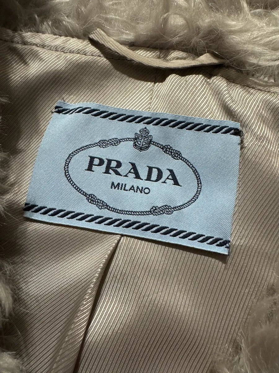 Prada AW2011 Prada Snow Mohair Fur Jacket Size S / US 4 / IT 40 - 10 Thumbnail
